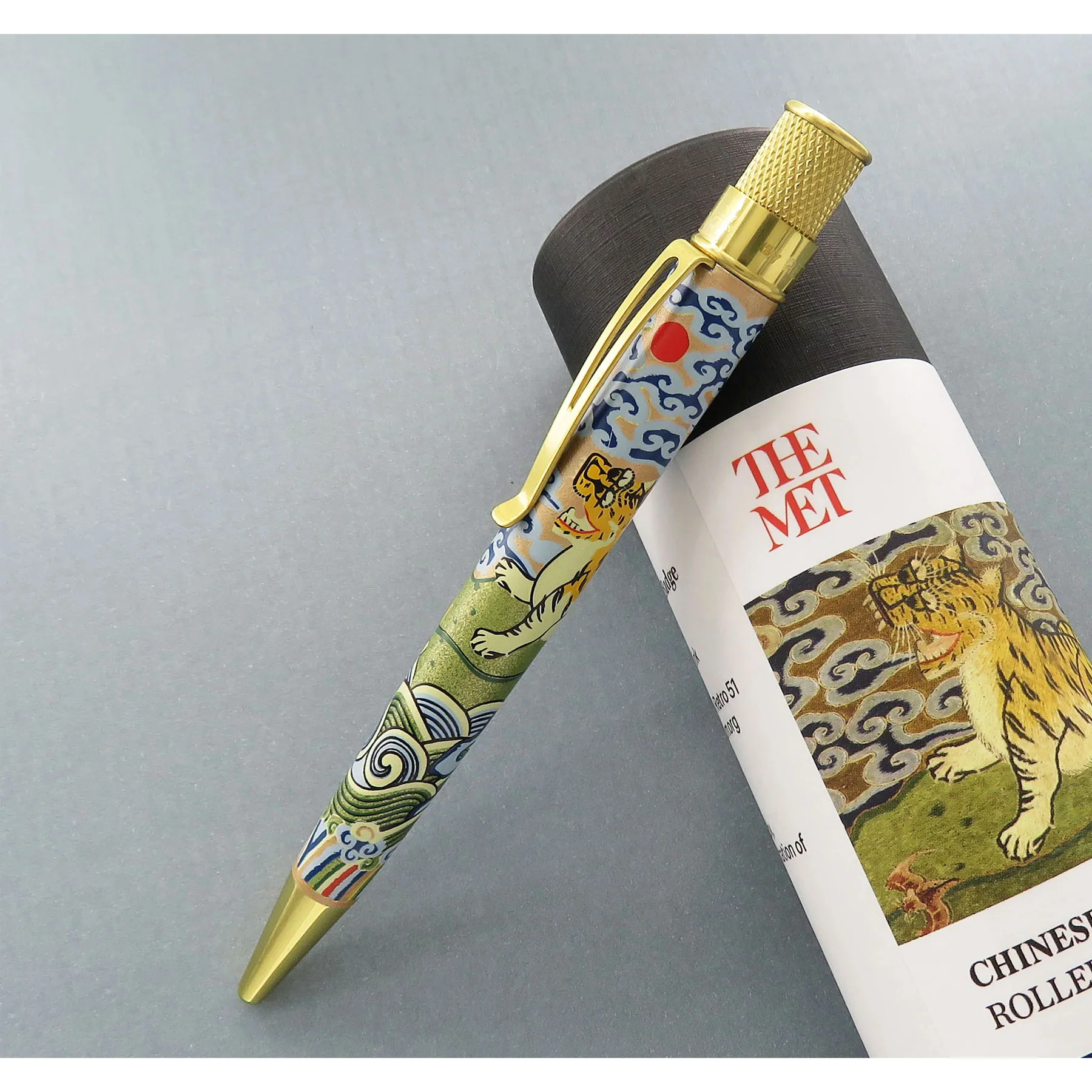 Retro 51 The Metropolitan Museum - Chinese Tiger Rank Badge Rollerball - Image 2