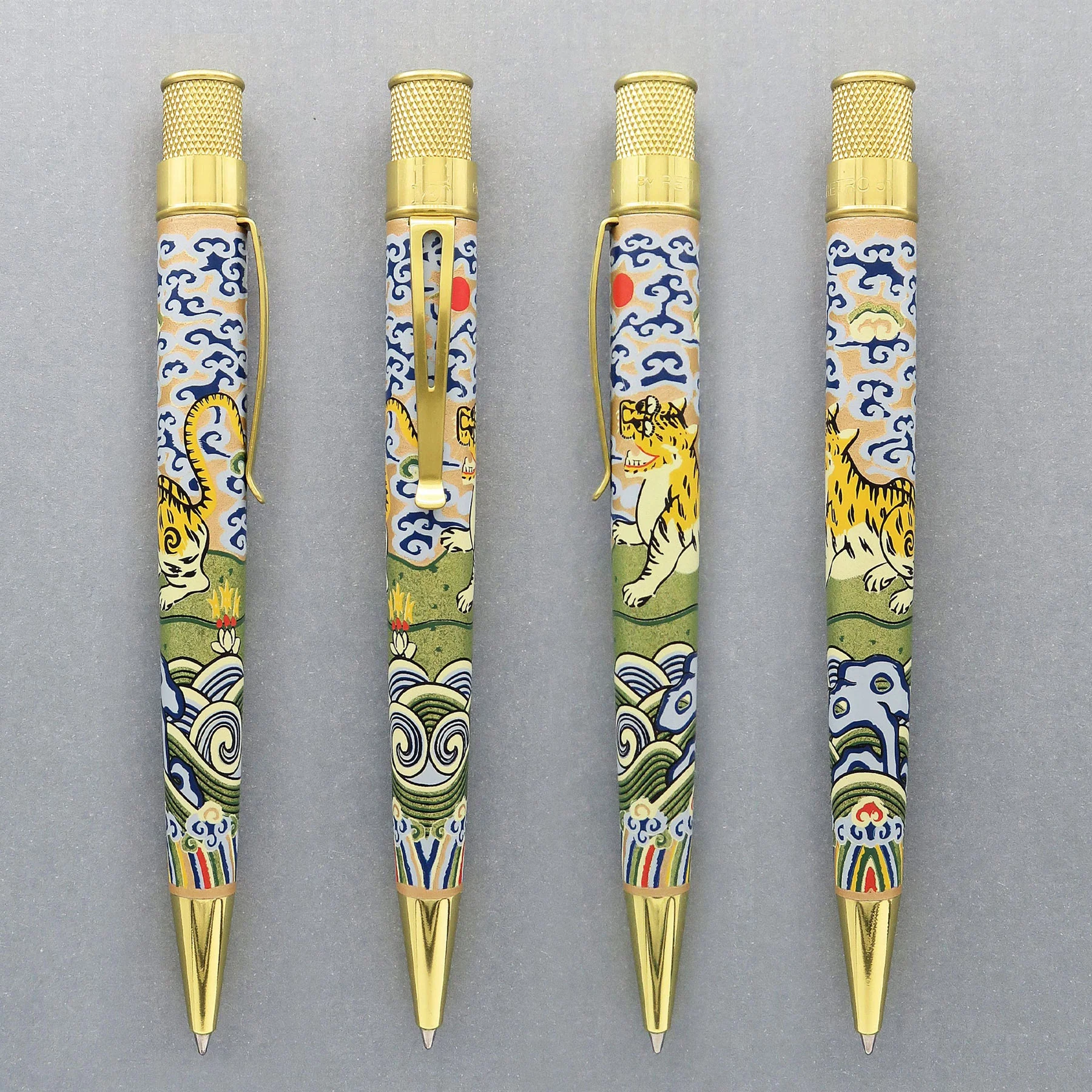 Retro 51 The Metropolitan Museum - Chinese Tiger Rank Badge Rollerball - Image 5