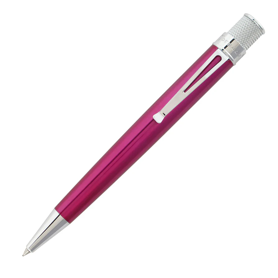 Retro 1951 Tornado Classic Lacquer Rollerball Pen Pink