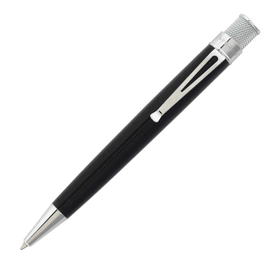 Retro 1951 Tornado Classic Lacquer Rollerball Pen Black