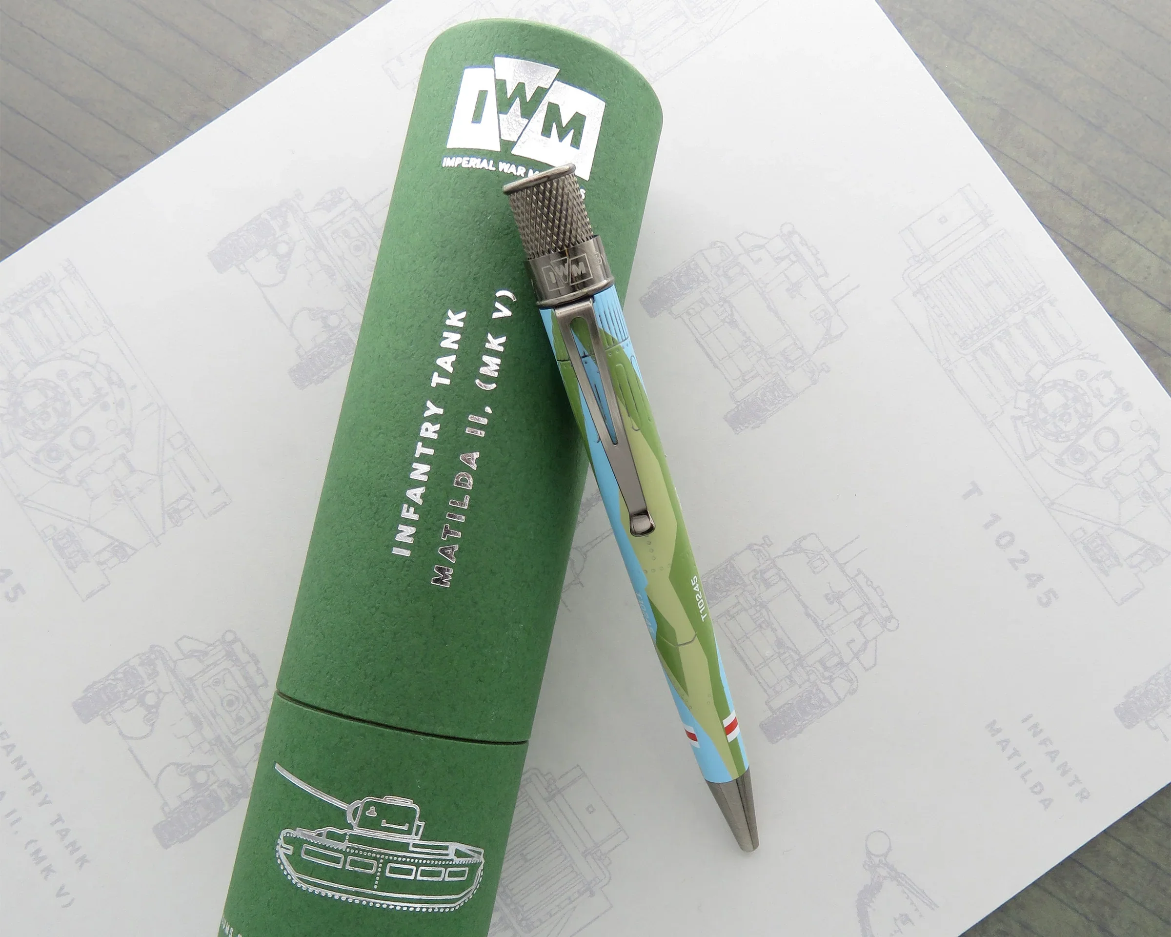 Retro 51 Imperial War Museums - Matilda Tank Rollerball - Image 4