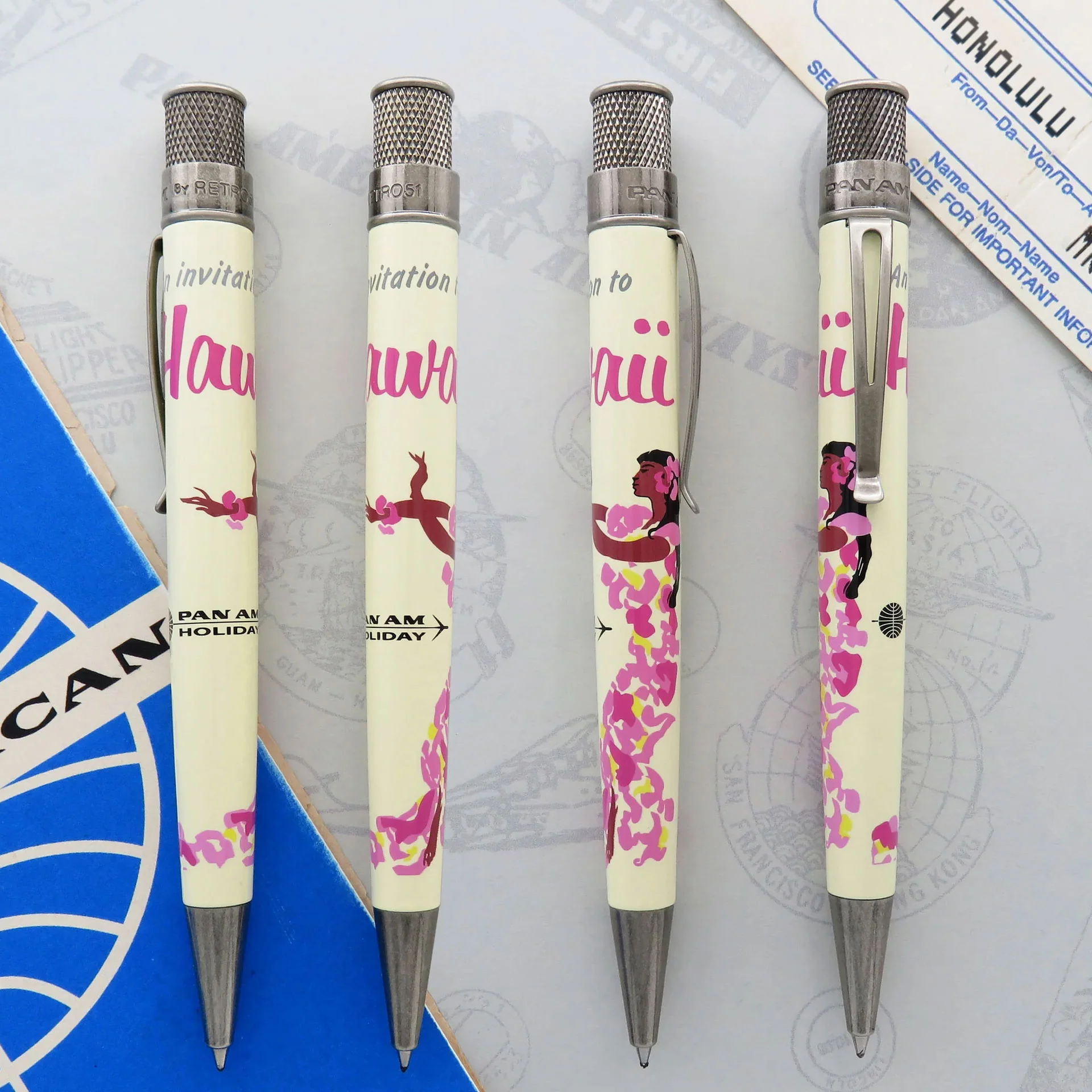 Retro 51 Pan Am® - Hawaii Poster Rollerball - Image 3