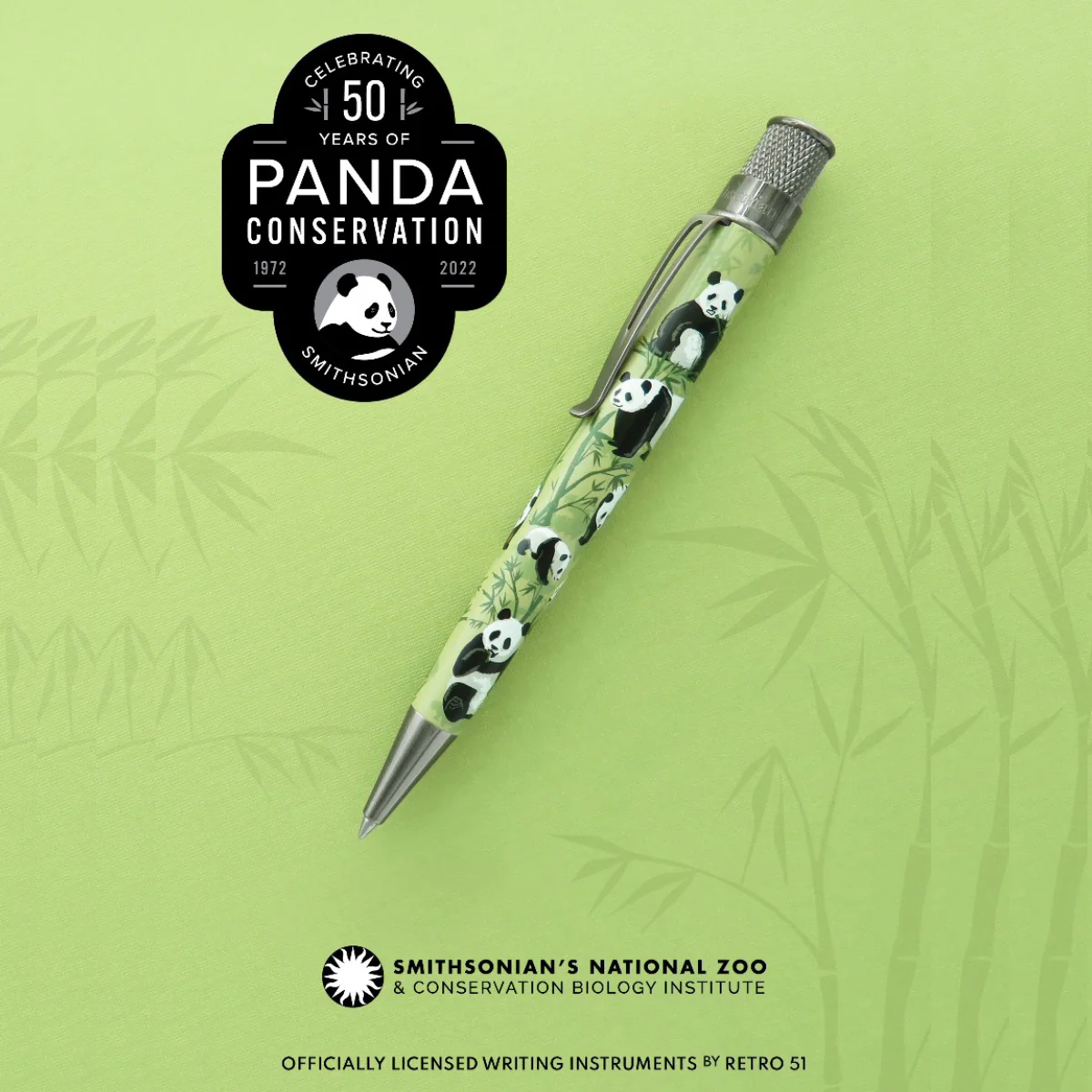 Retro 51 Smithsonian - Rollerball Pen National Zoo Panda - Image 3