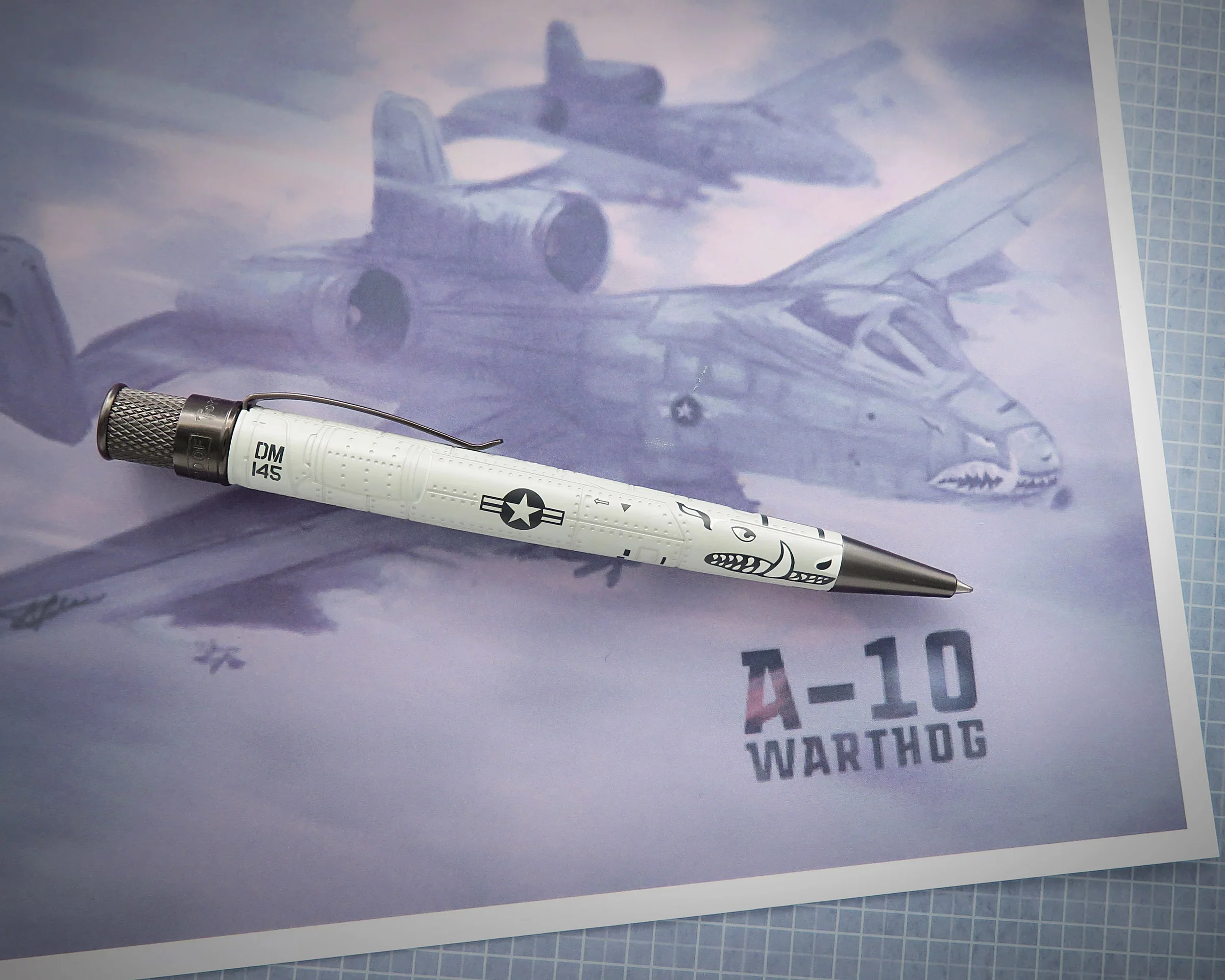 Retro 51 Tornado Vintage Metalsmith A-10 Warthog Rollerball - Image 5