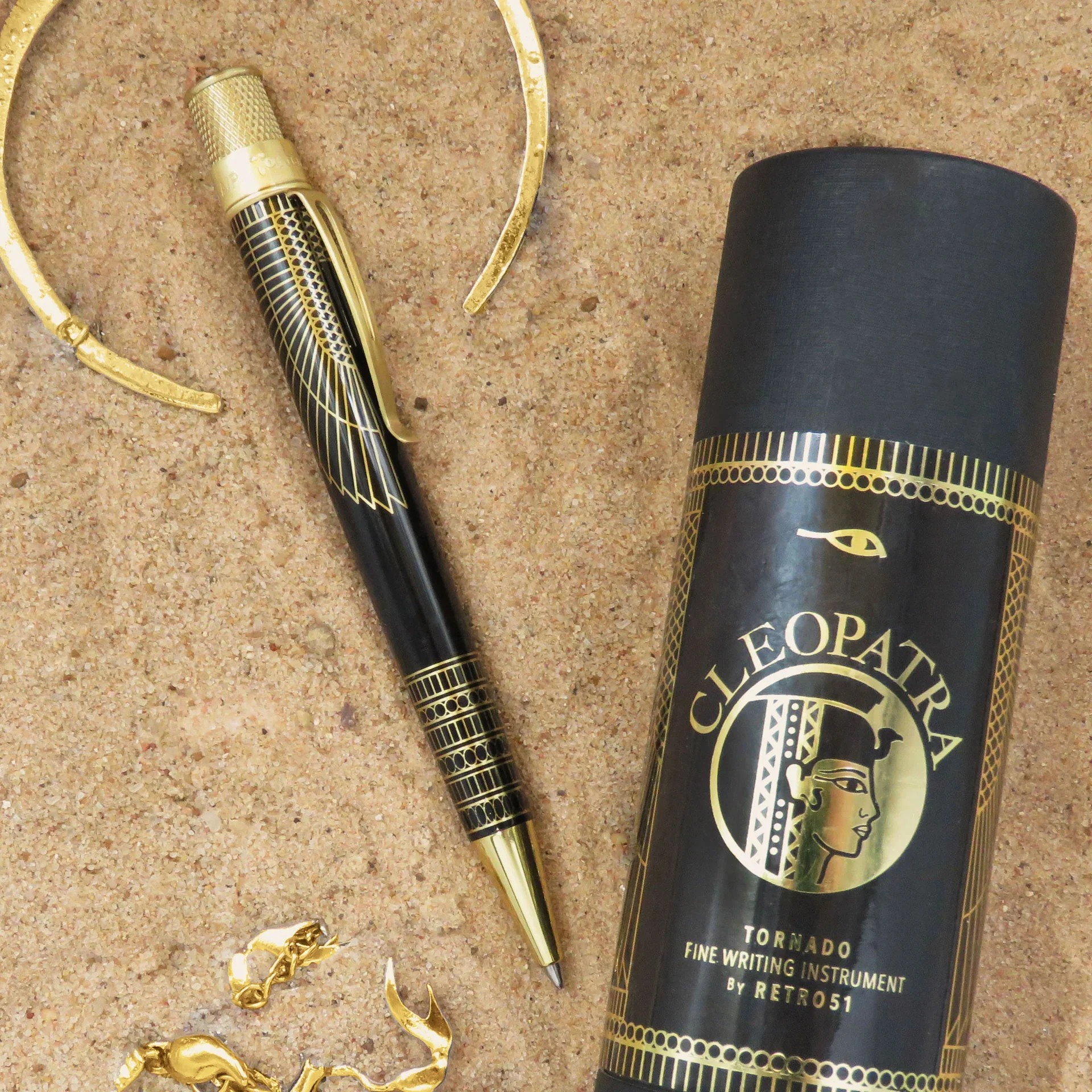 Retro 51 Tornado Vintage Metalsmith Cleopatra Rollerball - Image 4
