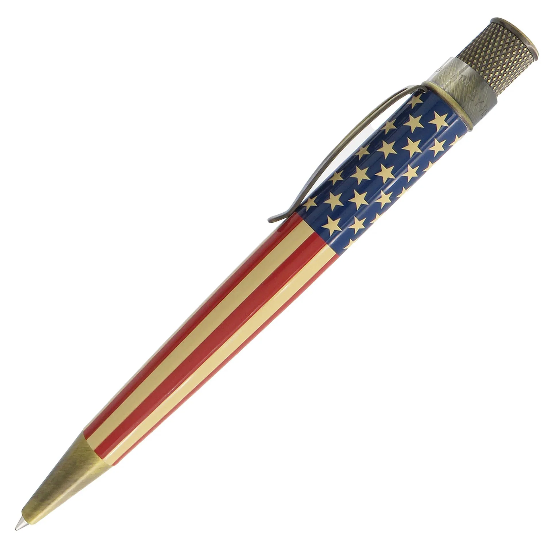 Retro 51 Tornado Vintage Metalsmith Tribute 250 Flag Rollerball - Image 2