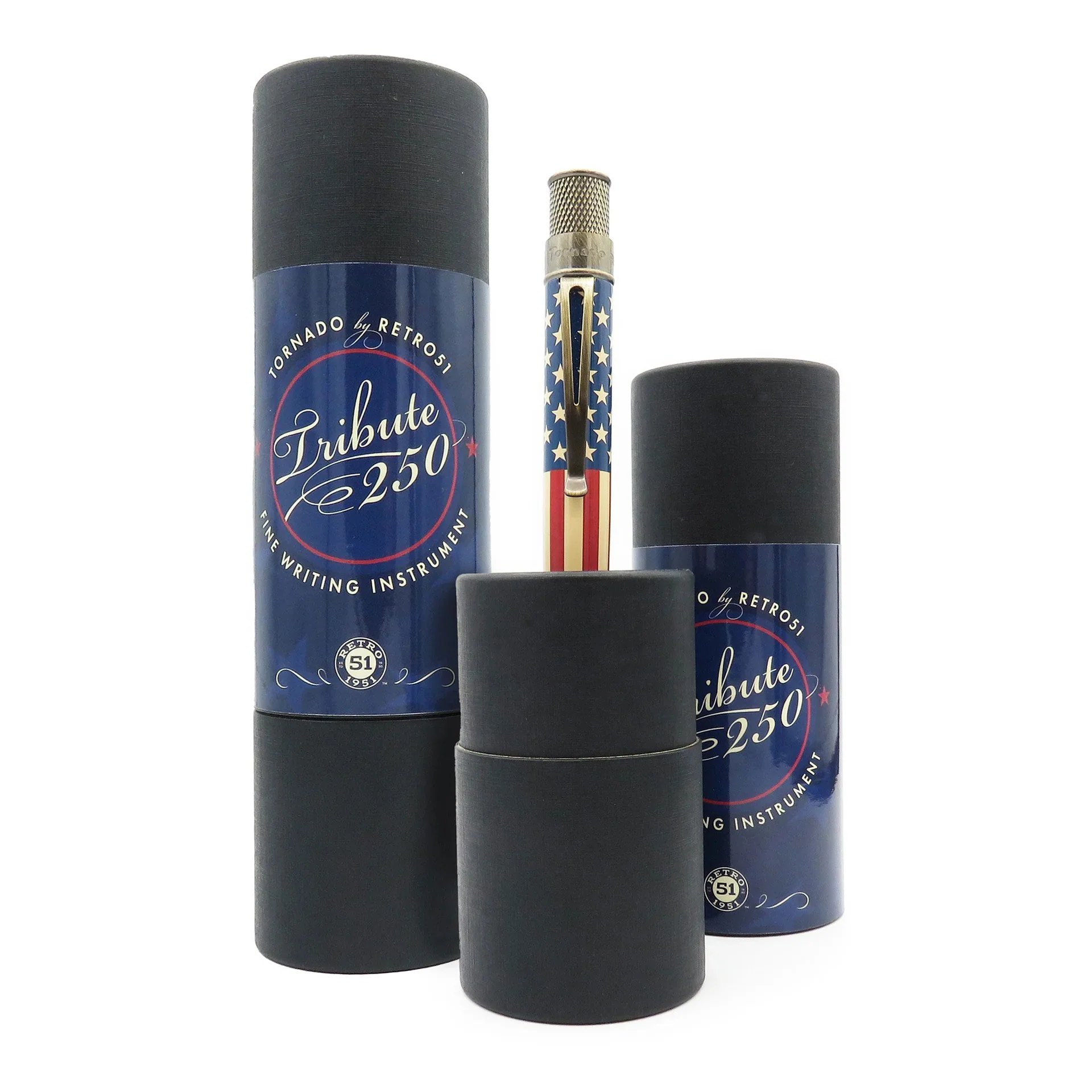 Retro 51 Tornado Vintage Metalsmith Tribute 250 Flag Rollerball - Image 5