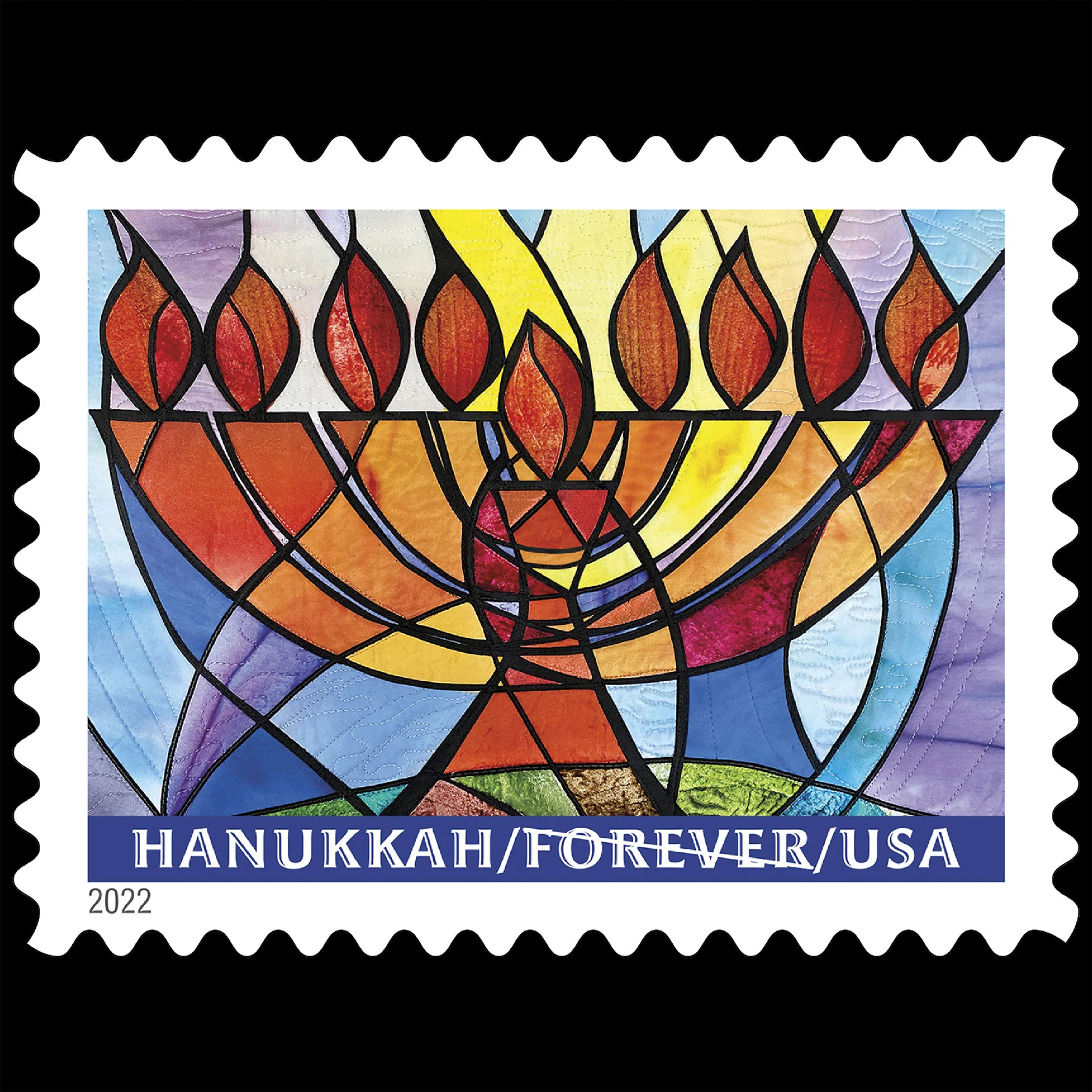 Retro 51 Officially Licensed United States Postal Service - "Hanukkah" Stamp Rollerball Pen - Image 4