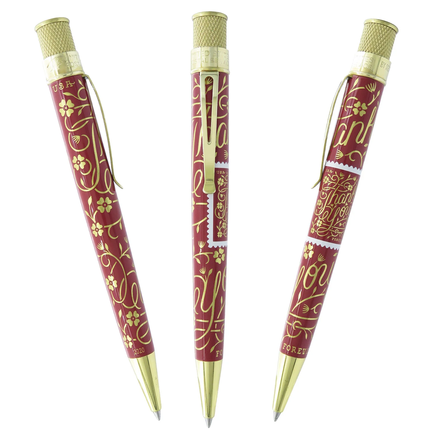 Retro 51 Officially Licensed United States Postal Service "Thank You" Stamp Rollerball Pen - Image 4