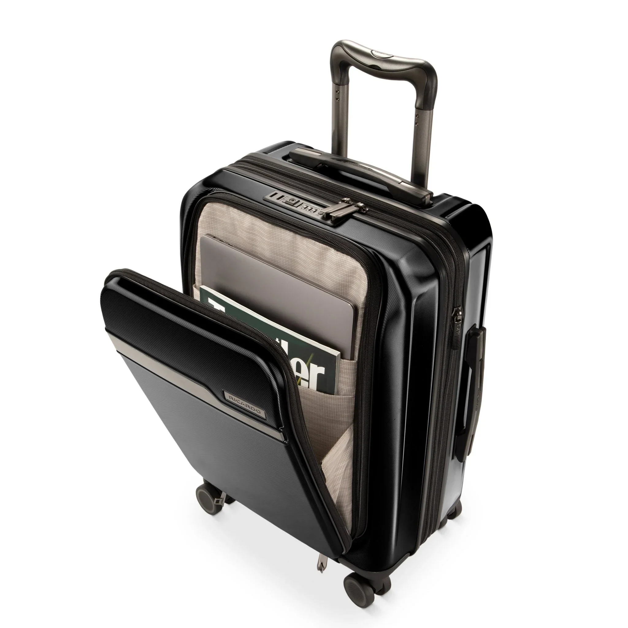 Ricardo Brentwood Hardside 21" FastAccess Front Opening Carry-On Expandable Spinner - Image 4