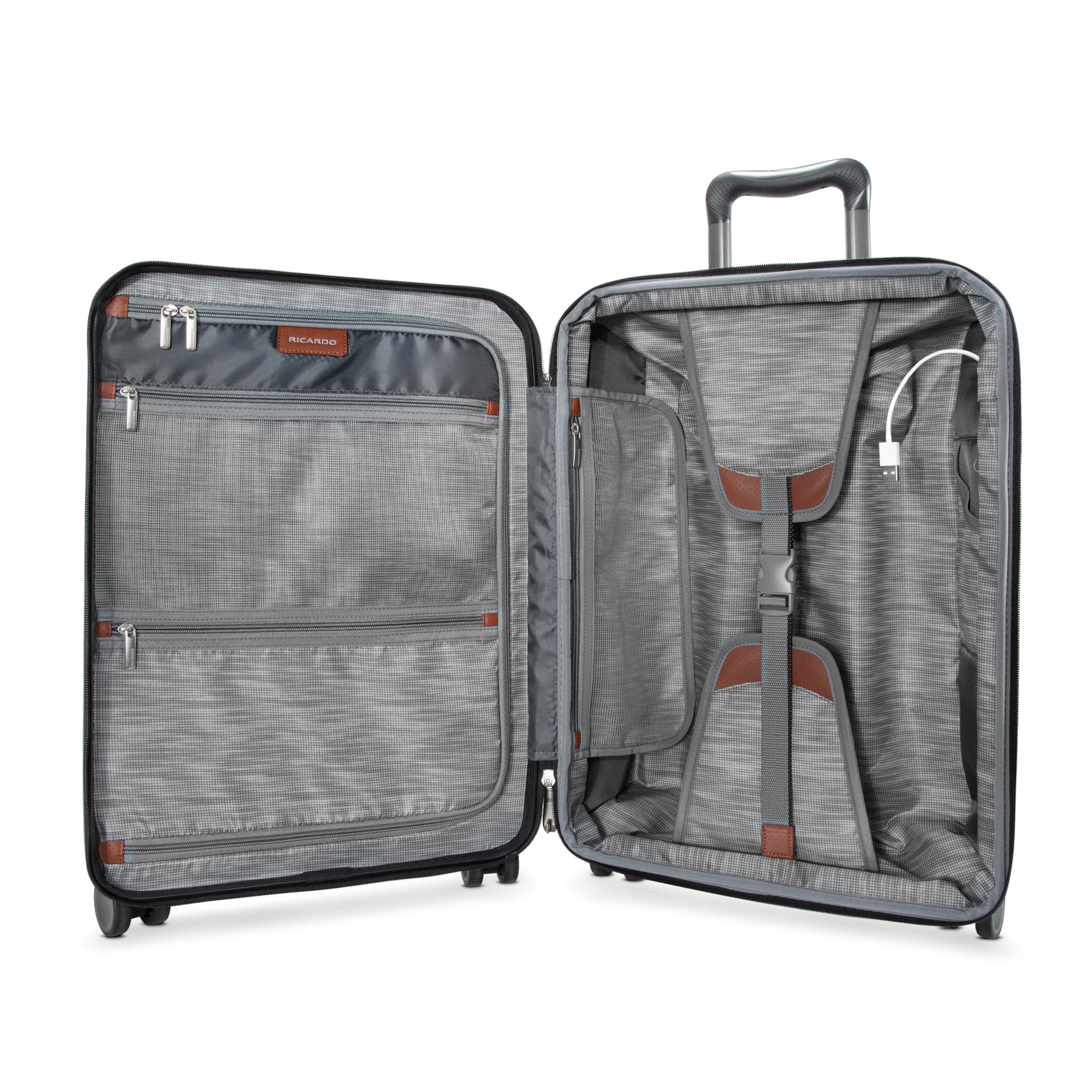 Ricardo of Beverly Hills Montecito 2.0 Fast Access Front-Opening Hardside Carry-On Expandable Spinner - Image 9