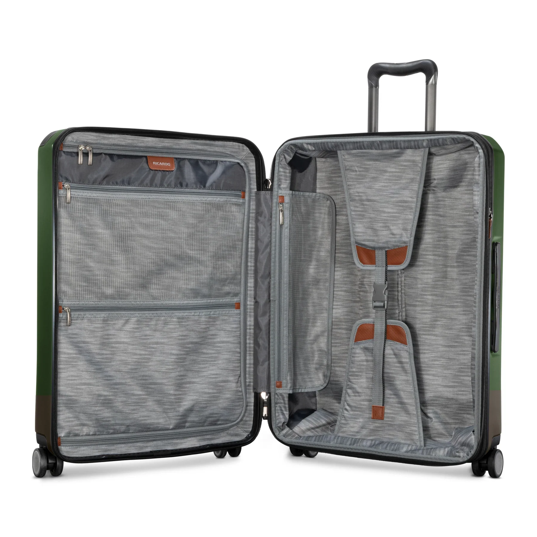 Ricardo of Beverly Hills Montecito 2.0 Hardside Large Check in Expandable Spinner Green - Image 8