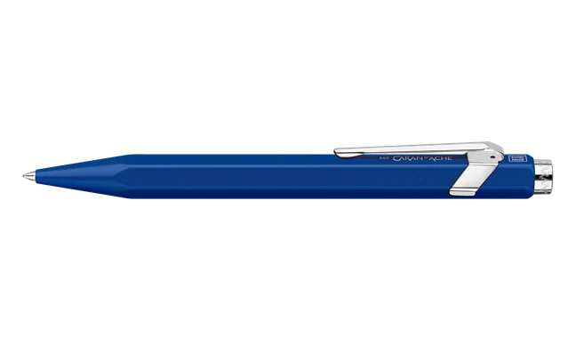 Caran d'Ache Roller Pen 849, Blue with etui - Image 2