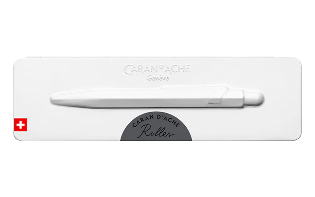 Caran d'Ache Roller pen 849, Grey with etui - Image 2