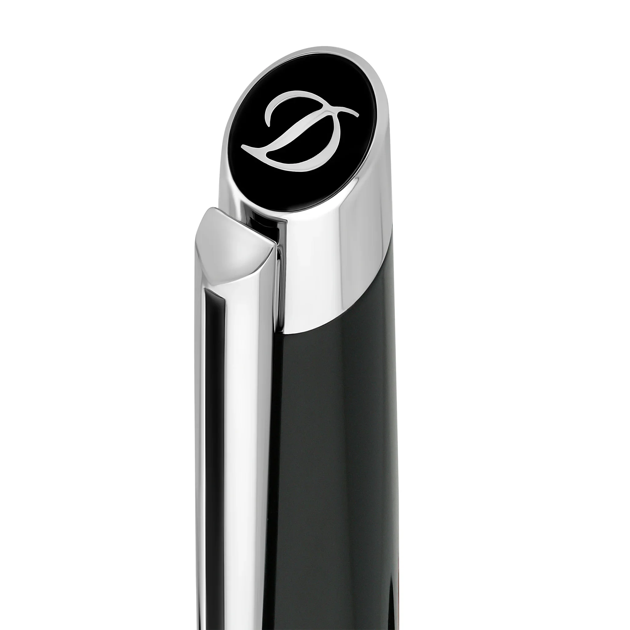 S. T. Dupont Defi Millenium Silver and Black Ballpoint Pen - Image 4