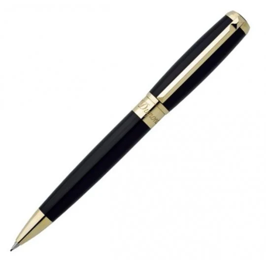 S.T. Dupont Elysee Black and Gold .7mm Mechanical Pencil