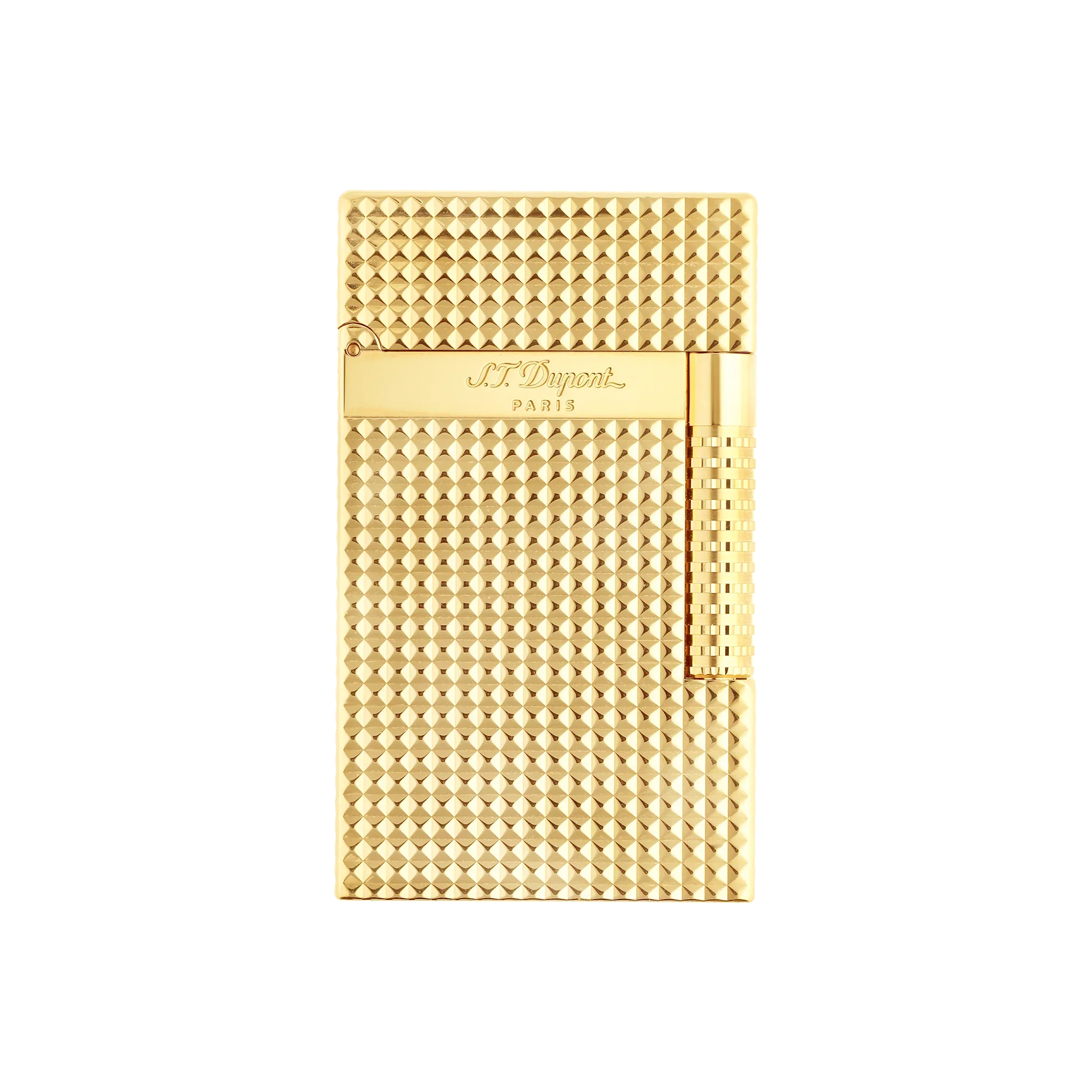 S.T. Dupont Le Grand Diamond Head Lighter Golden