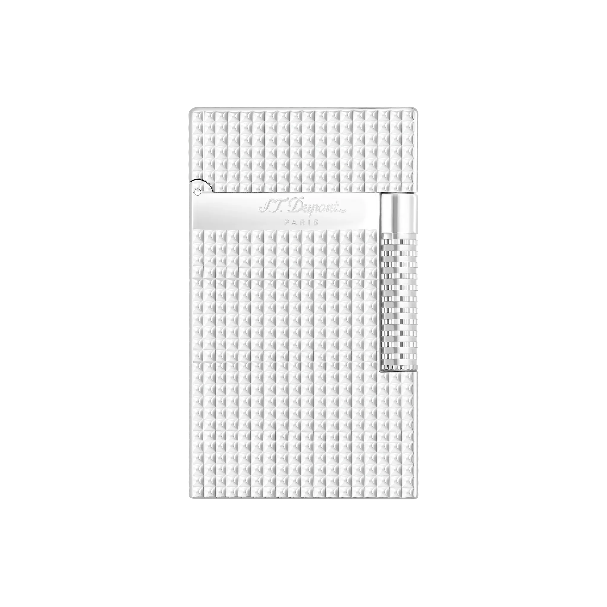 S.T. Dupont Le Grand Diamond Head Lighter Silver