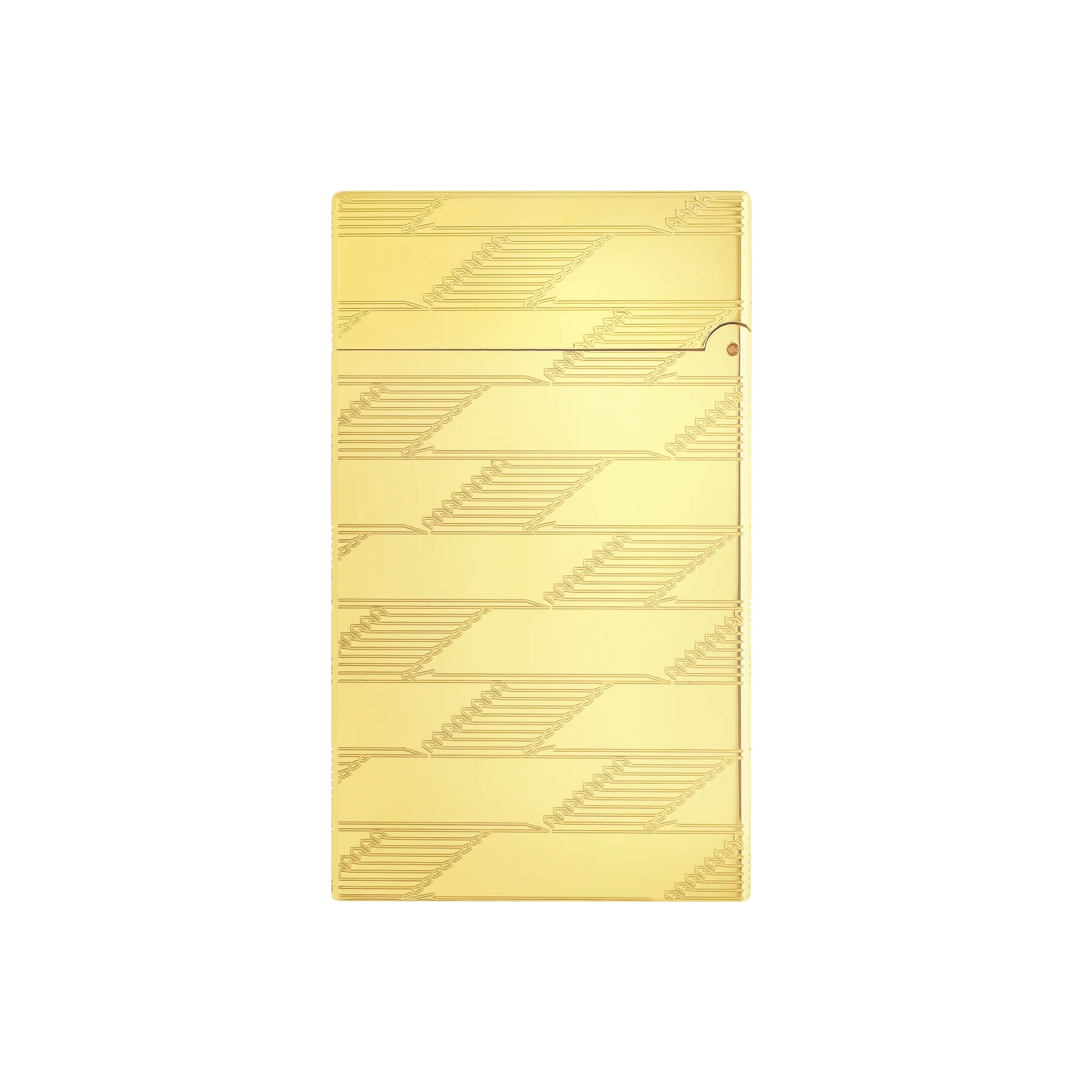 S.T. Dupont Le Grand Guilloche Lighter Gold - Image 3