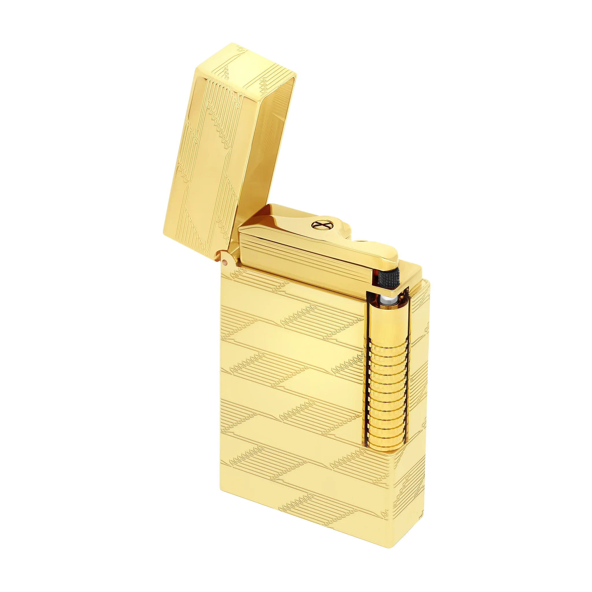 S.T. Dupont Le Grand Guilloche Lighter Gold - Image 4