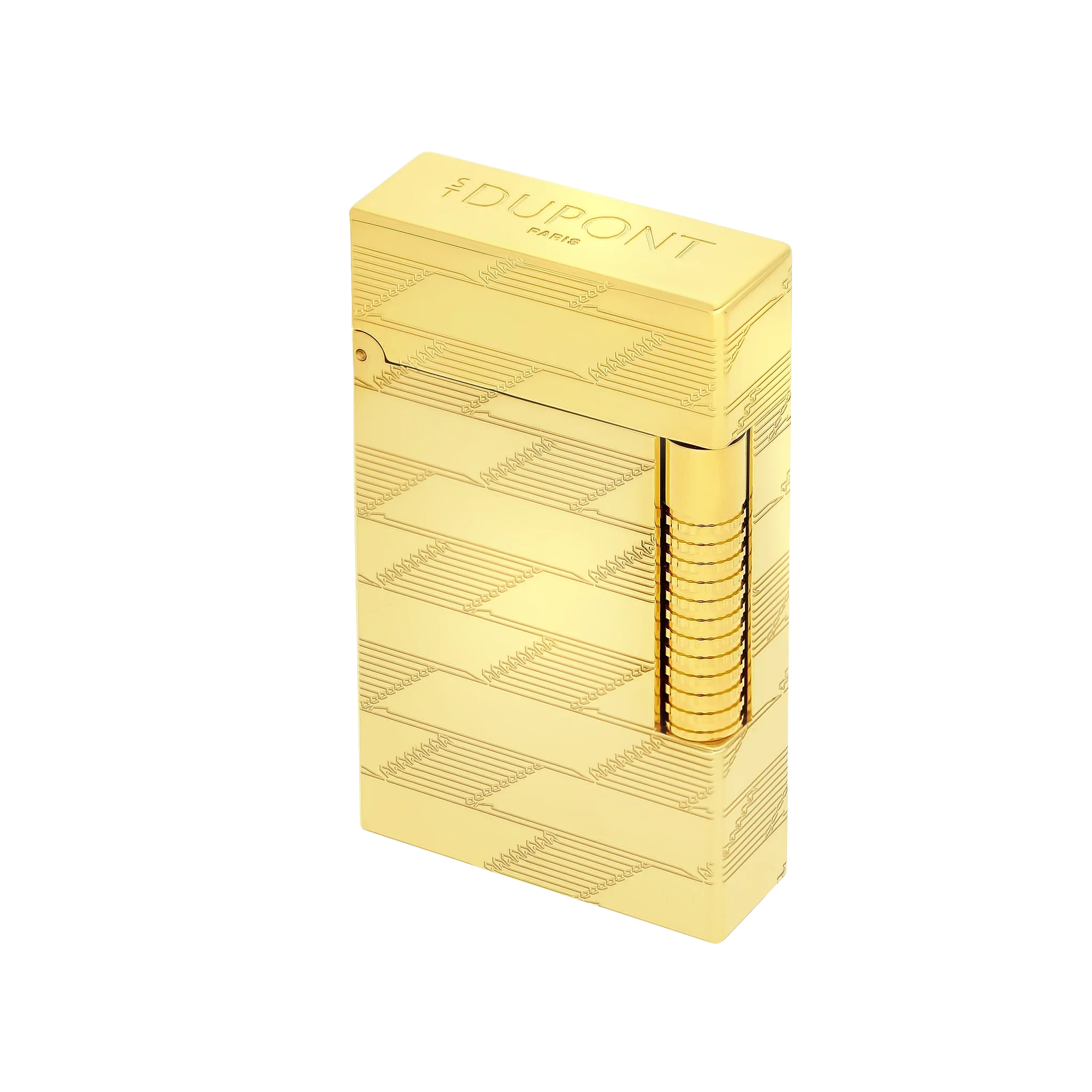 S.T. Dupont Le Grand Guilloche Lighter Gold - Image 5