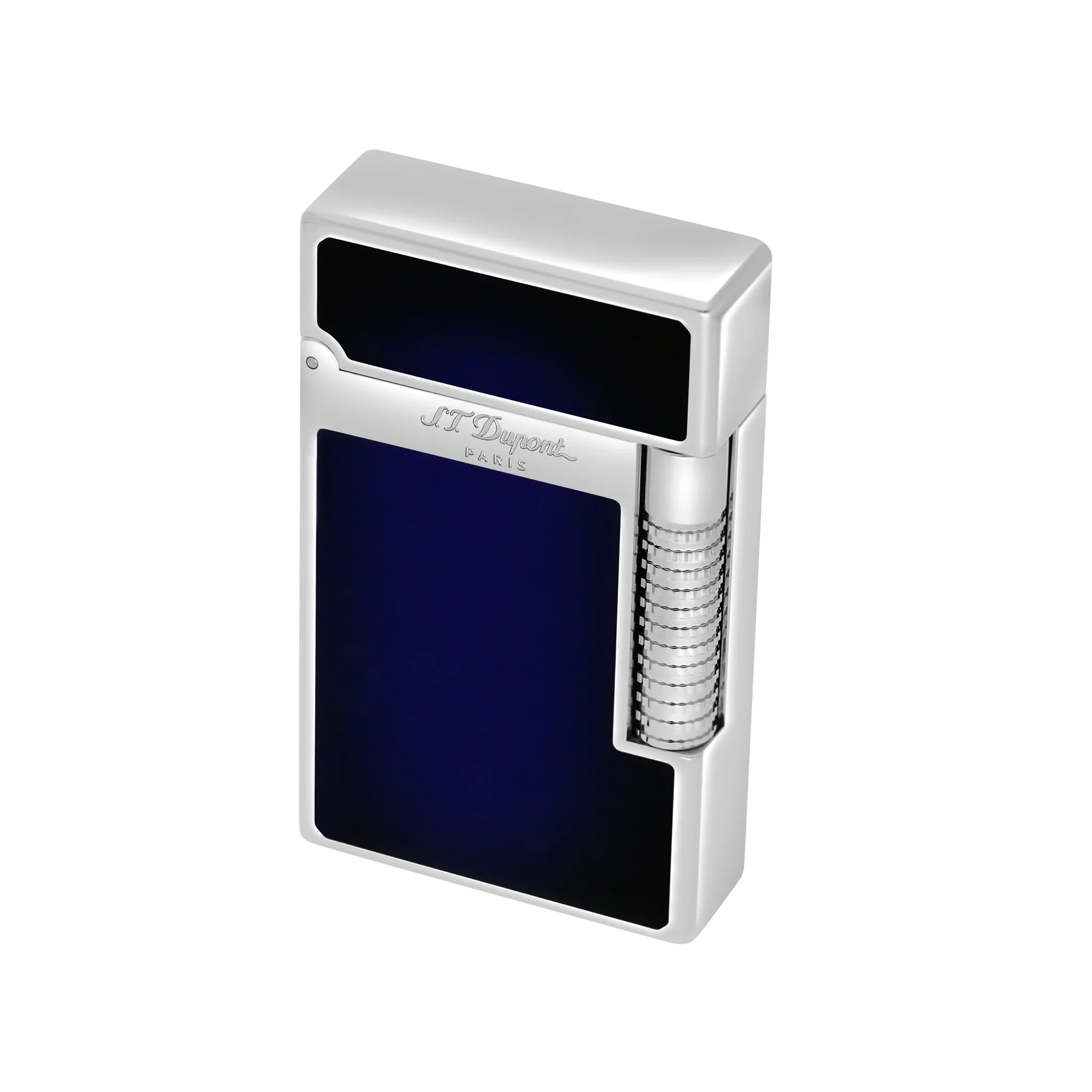 S.T. Dupont Le Grand Lacquered Lighter Dark Blue - Image 4