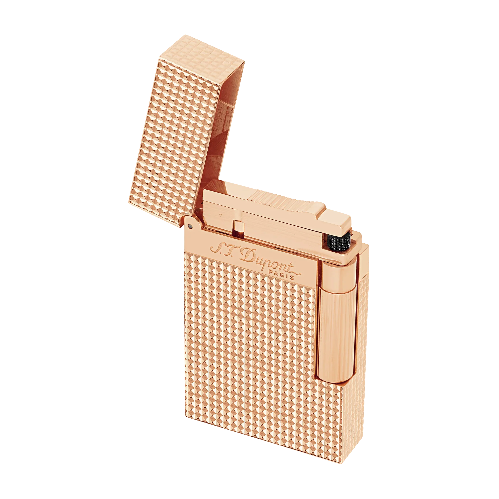S.T. Dupont Ligne 2 Lighter Diamond Head Pink Gold - Image 4