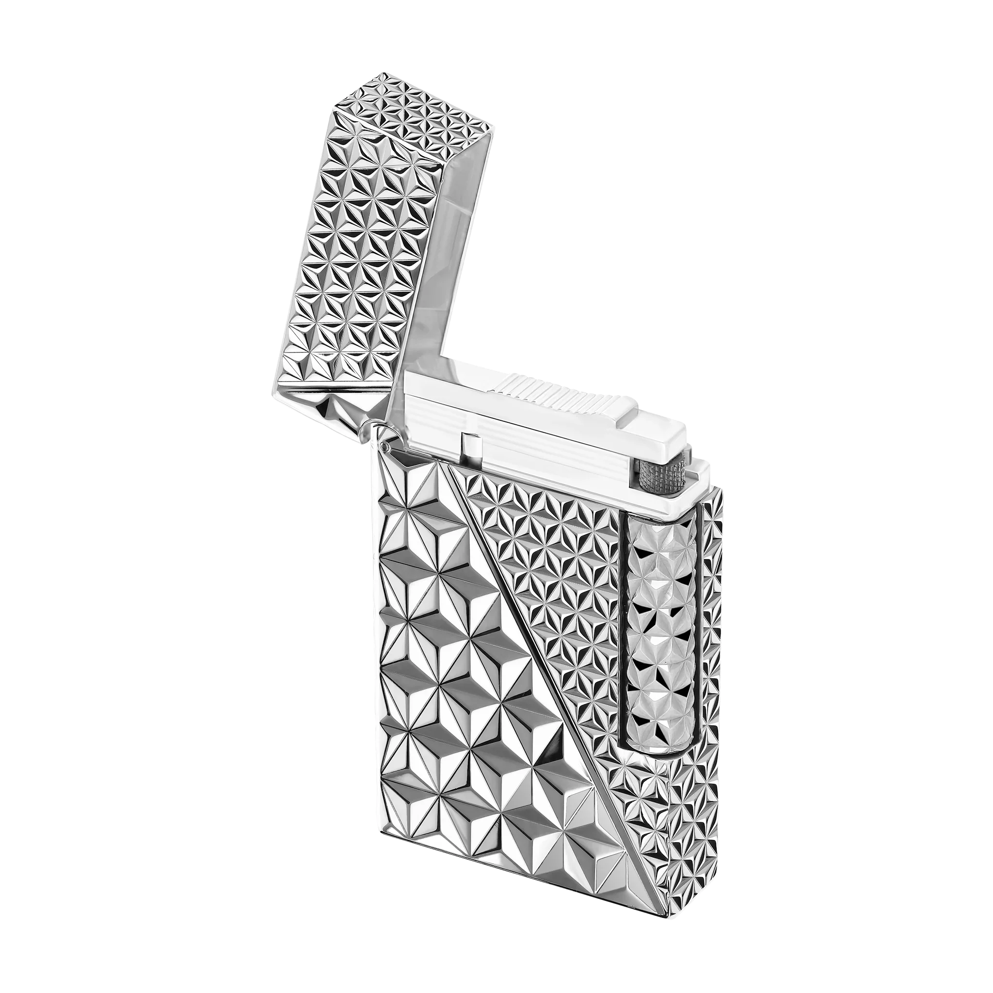 S.T. Dupont Ligne 2 Lighter Double Fire X silver - Image 5