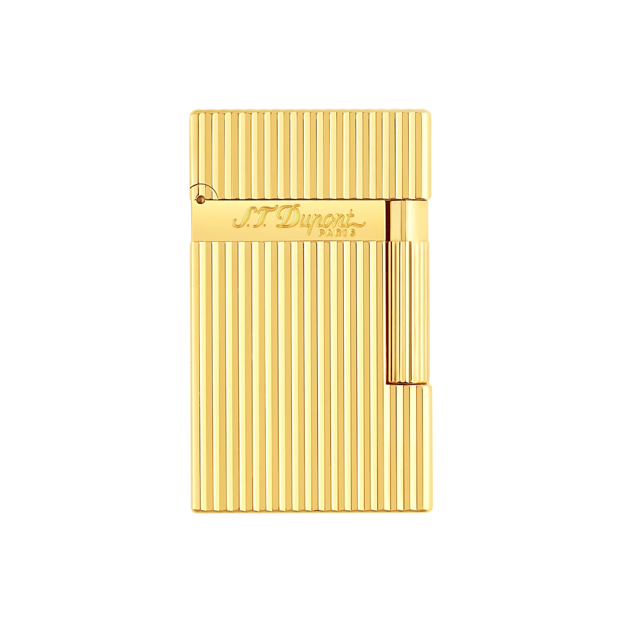 S.T. Dupont Ligne 2 Lighter Vertical Lines Gold