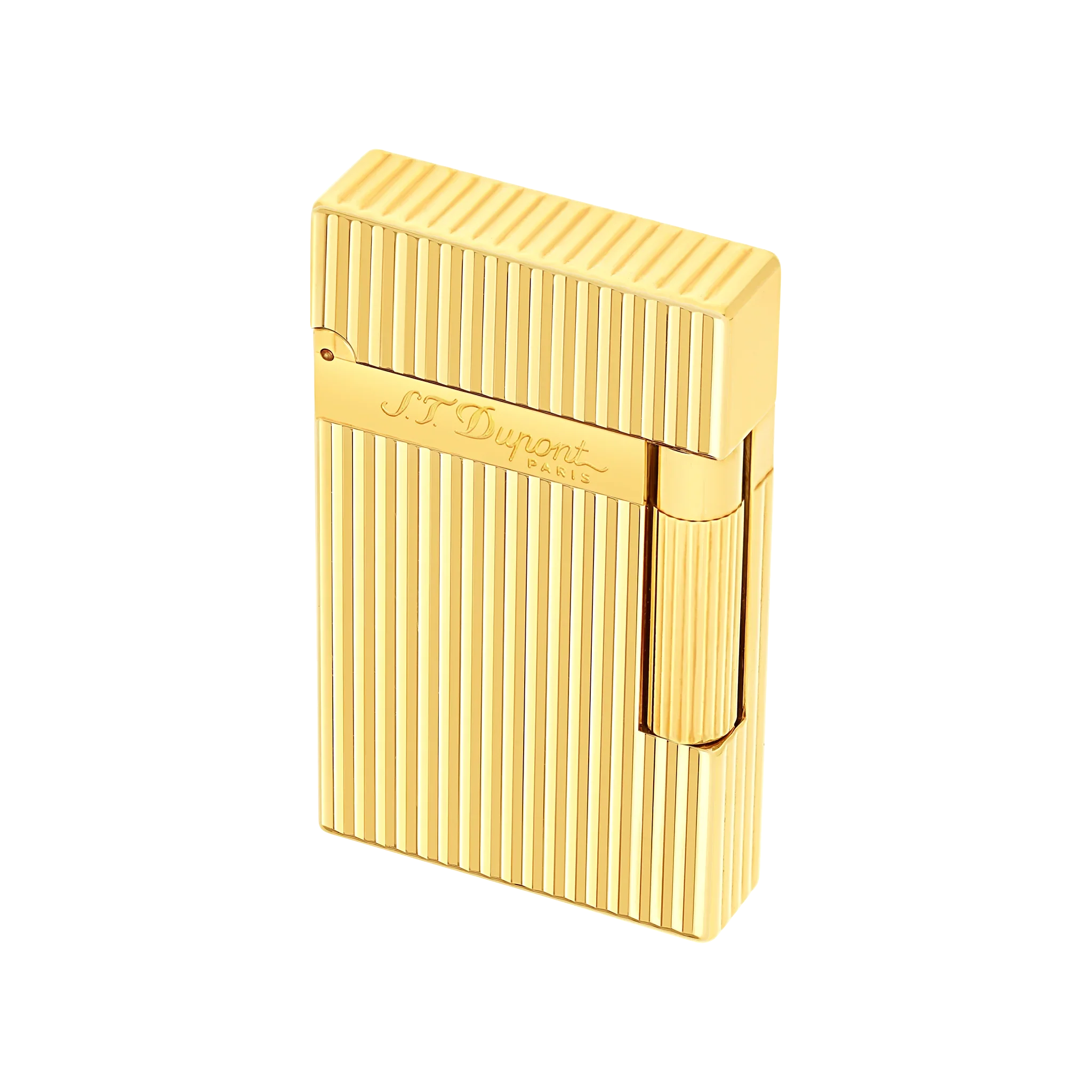 S.T. Dupont Ligne 2 Lighter Vertical Lines Gold - Image 5