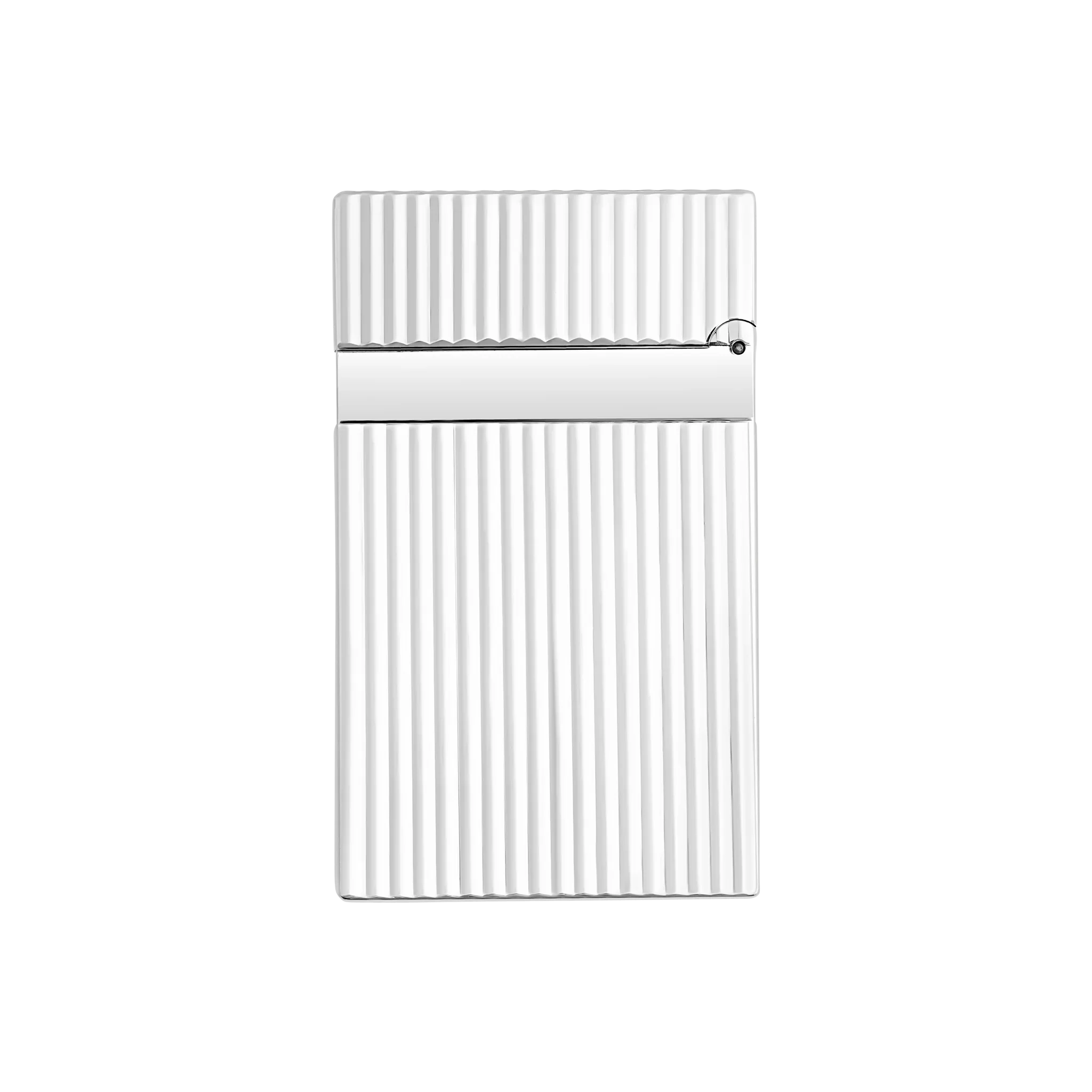 S.T. Dupont Ligne 2 Lighter Vertical Lines Silver - Image 3