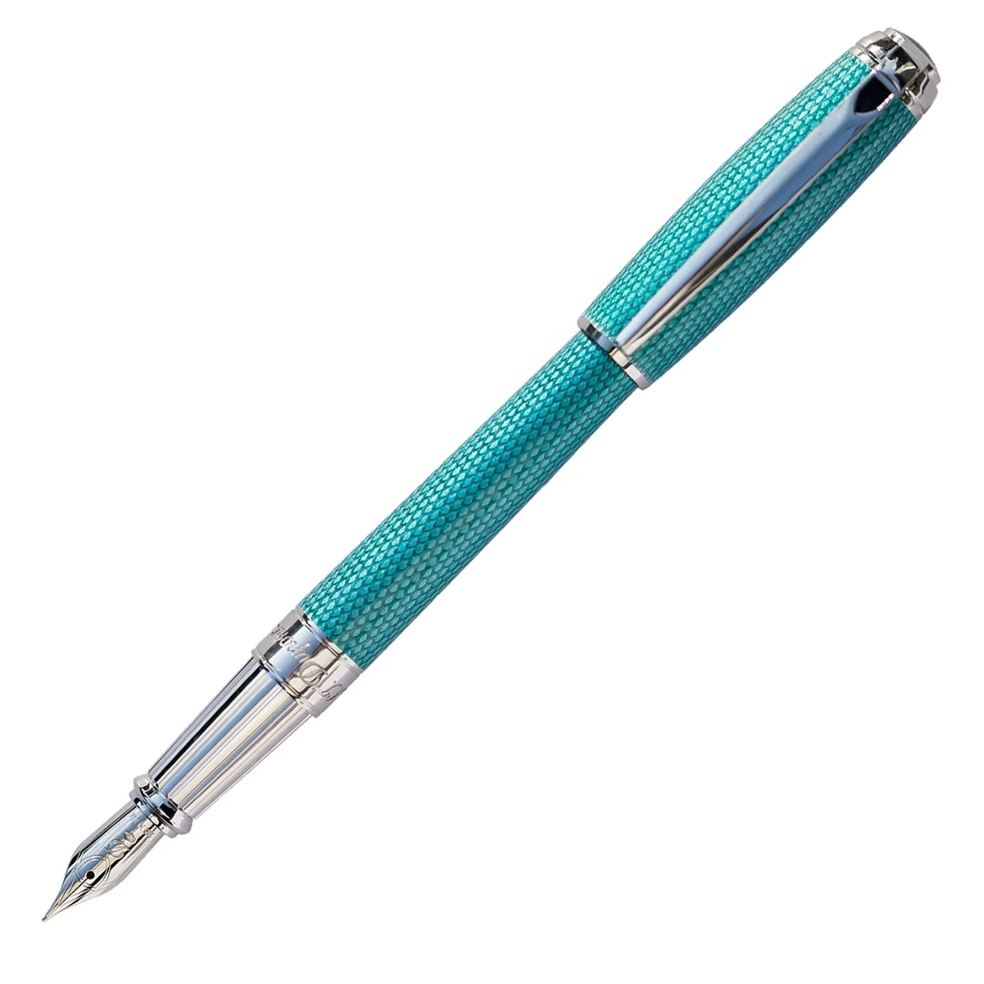 S. T. Dupont Line D Special Project LAR Turquoise Fountain Pen