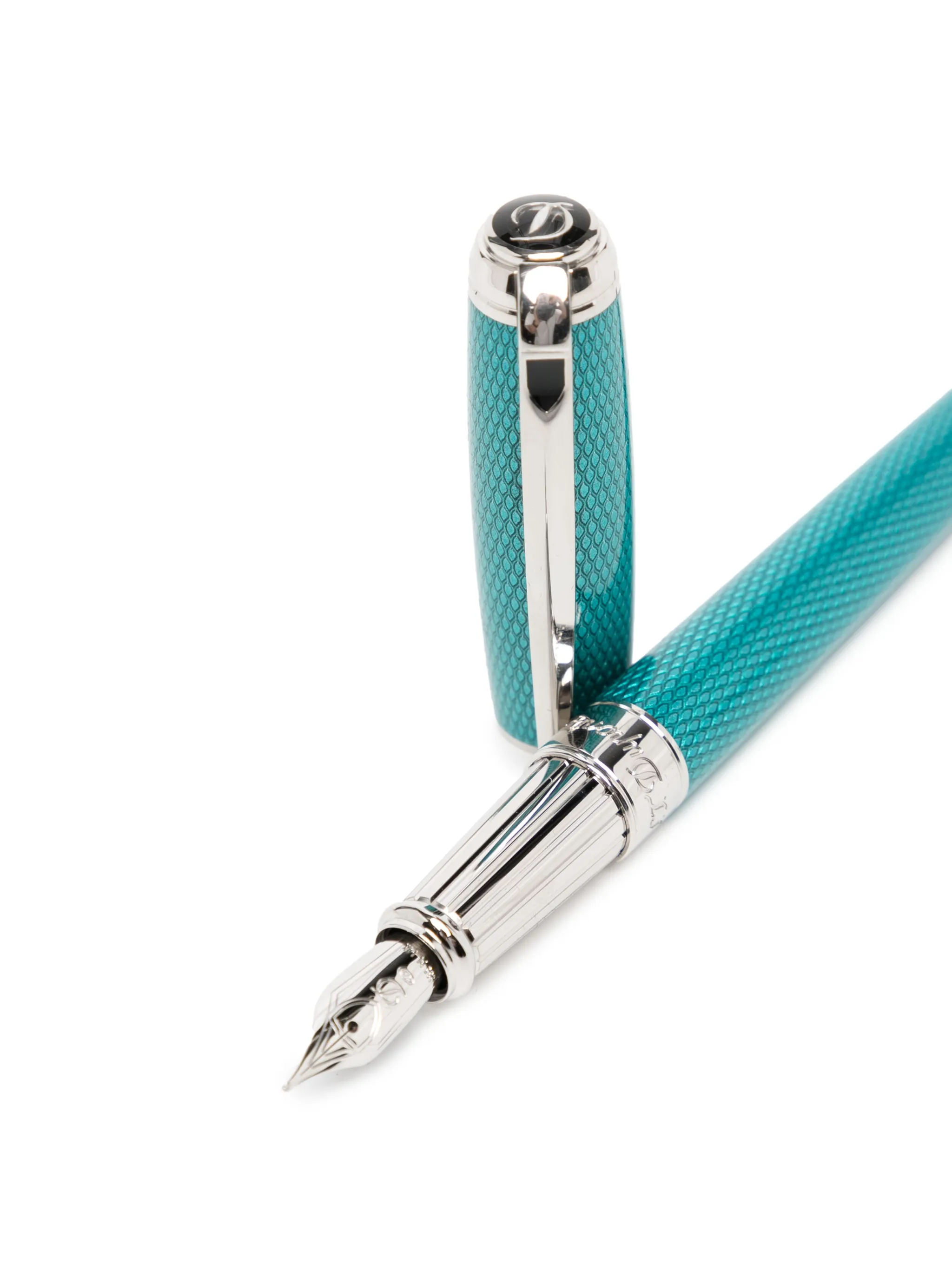 S. T. Dupont Line D Special Project LAR Turquoise Fountain Pen - Image 3