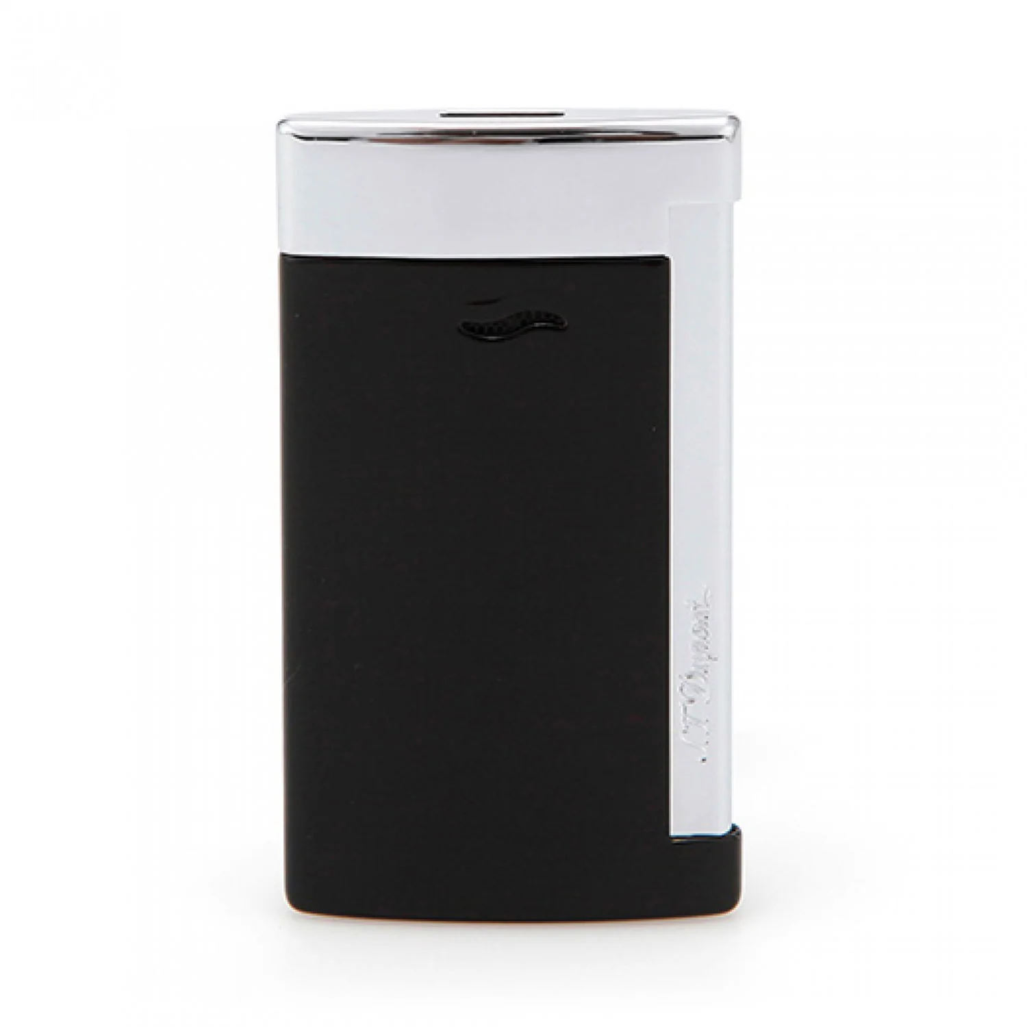 S. T. Dupont SLIM 7 Black And Chrome Finish Lighter - Image 3