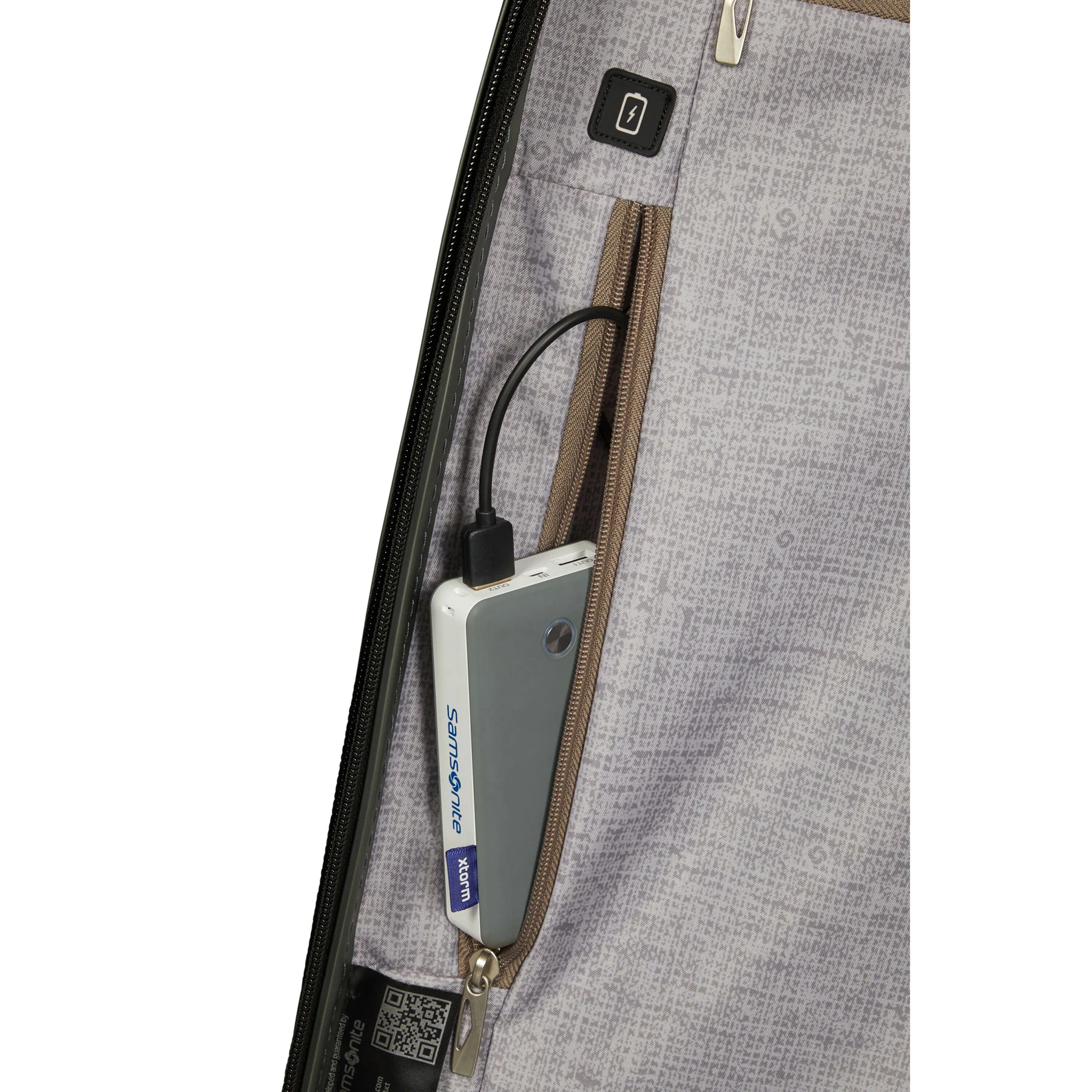 Samsonite Black Label C-Lite Carry-On Spinner Off White - Image 3