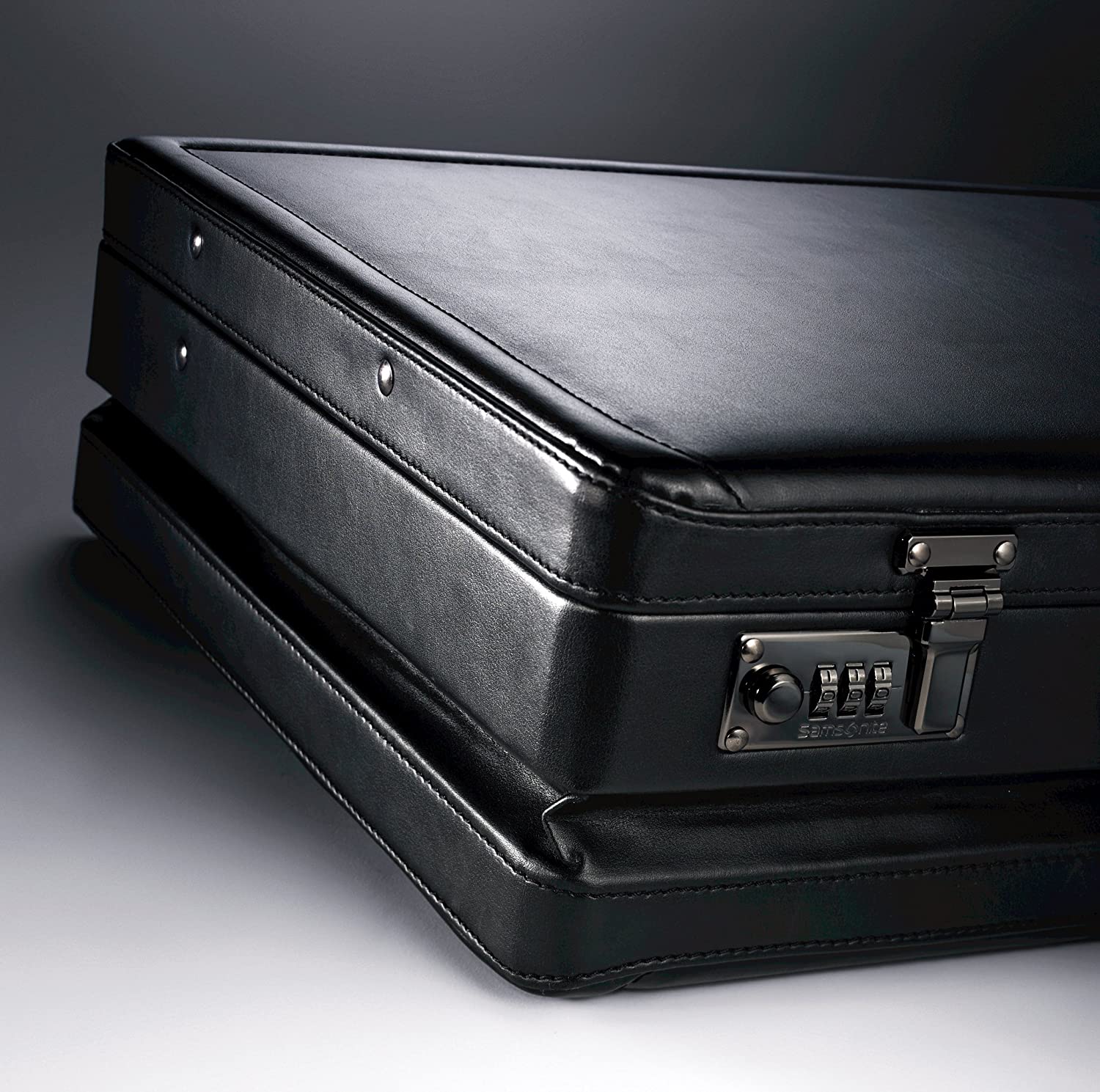 Samsonite Bonded Leather Attache Case - Image 4