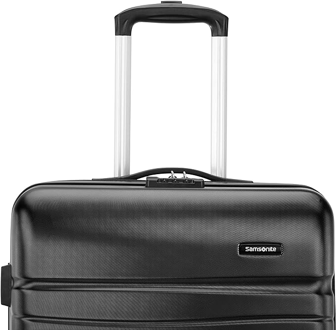 Samsonite Evolve SE Hardside Expandable Luggage with Double Spinner Wheels, Bass Black, 3PC Set (CO/M/L) - Image 3