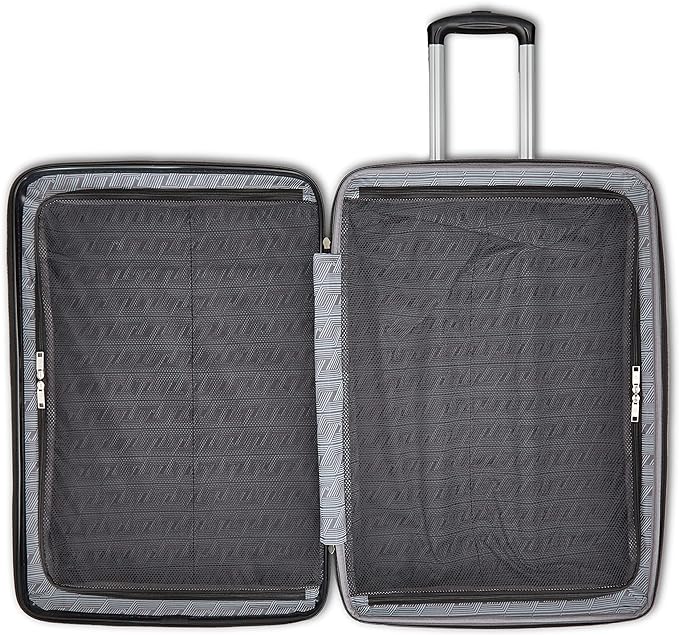 Samsonite Evolve SE Hardside Expandable Luggage with Double Spinner Wheels, Bass Black, 3PC Set (CO/M/L) - Image 5
