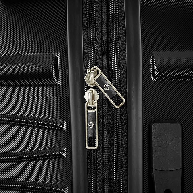Samsonite Evolve SE Hardside Expandable Luggage with Double Spinner Wheels, Bass Black, 3PC Set (CO/M/L) - Image 7