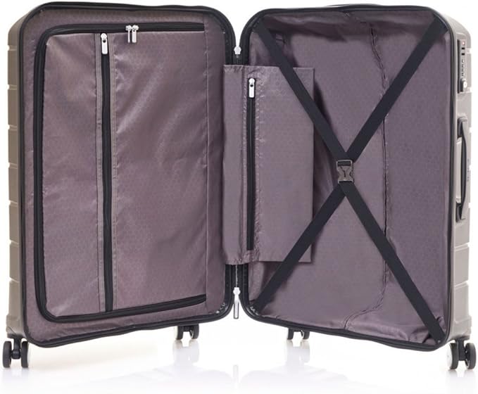 Samsonite Freeform Hardside Expandable Luggage with Spinners, Black, 2PC SET (Carry-on/Large) - Image 2