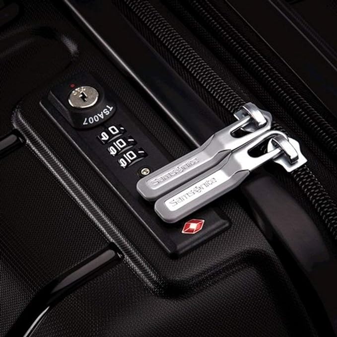 Samsonite Freeform Hardside Expandable Luggage with Spinners, Black, 2PC SET (Carry-on/Large) - Image 3