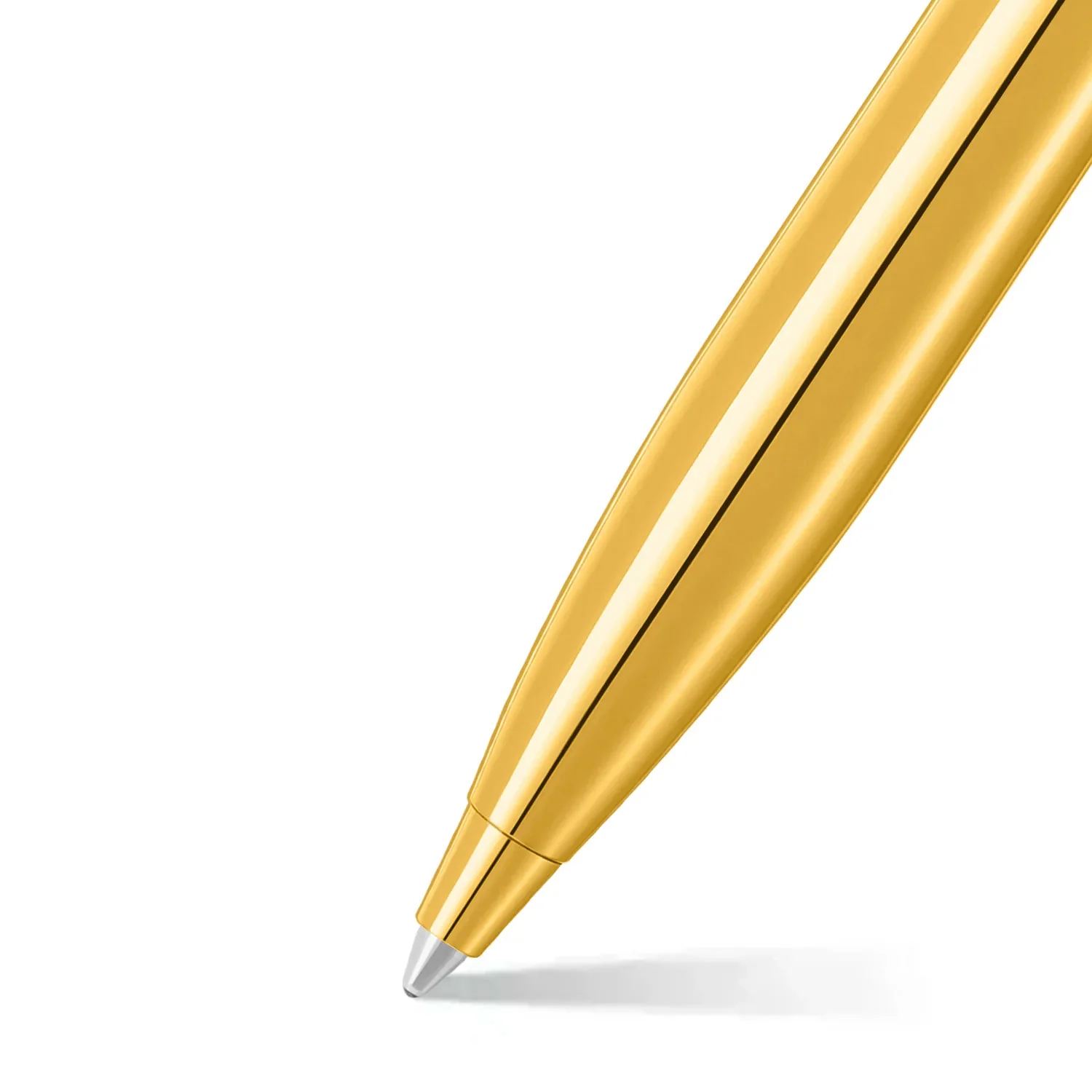 Sheaffer® 100 9372 Glossy PVD Gold Ballpoint Pen With PVD Gold Trim - Image 4