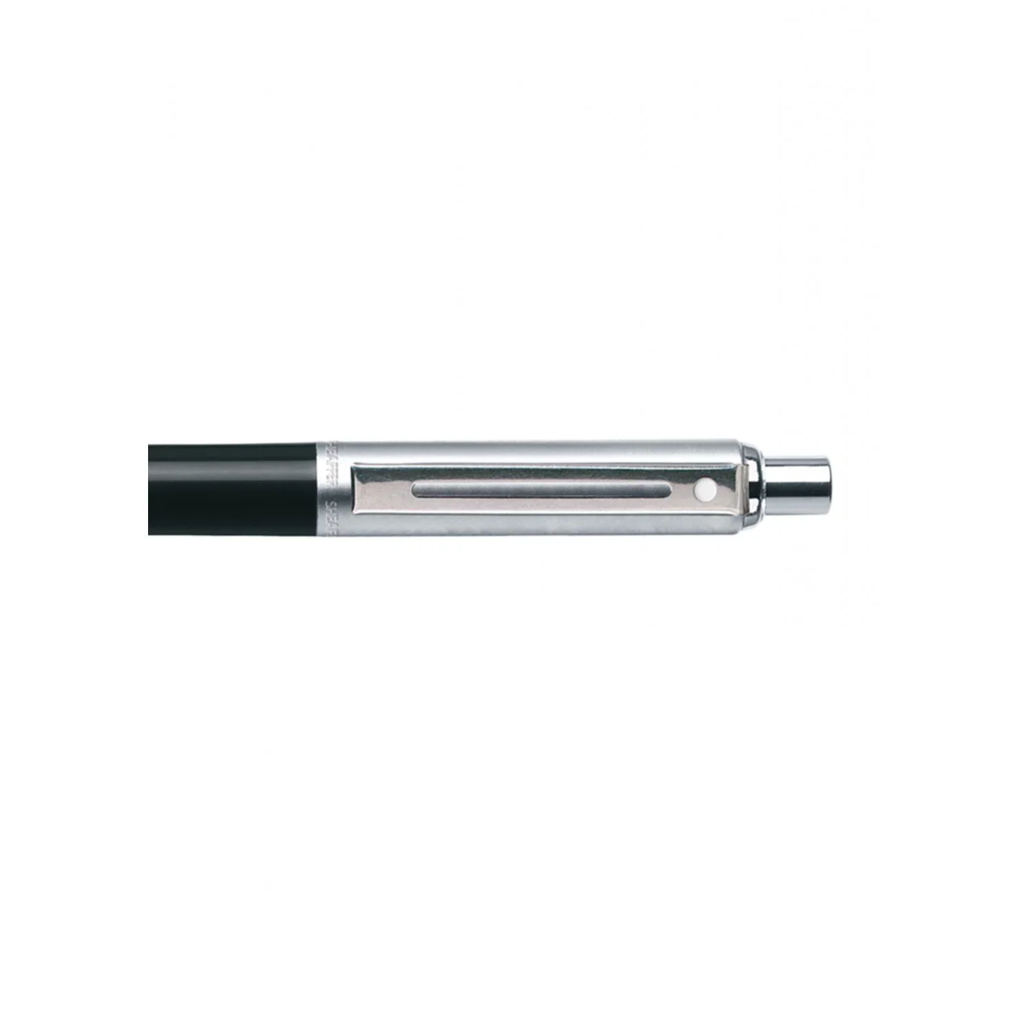 Sheaffer® Sentinel Black and Chrome Ballpoint Pen With Chrome Trims - Image 3