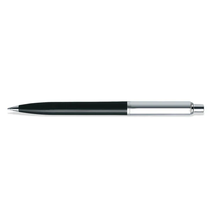 Sheaffer® Sentinel Black and Chrome Ballpoint Pen With Chrome Trims - Image 4