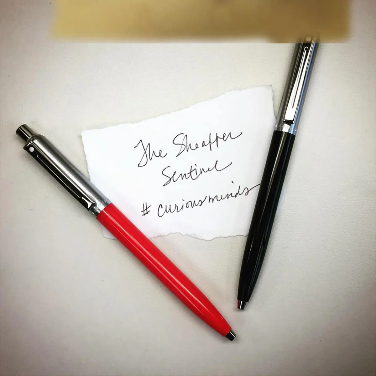 Sheaffer® Sentinel Black and Chrome Ballpoint Pen With Chrome Trims - Image 5