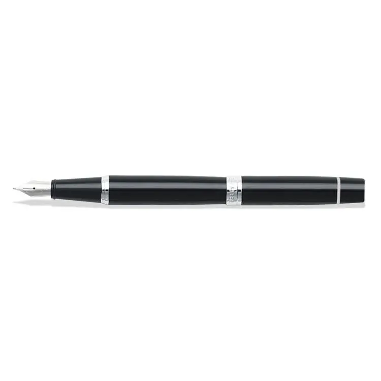 Sheaffer 300 Glossy Black Fountain Pen With Chrome Trims - Image 7