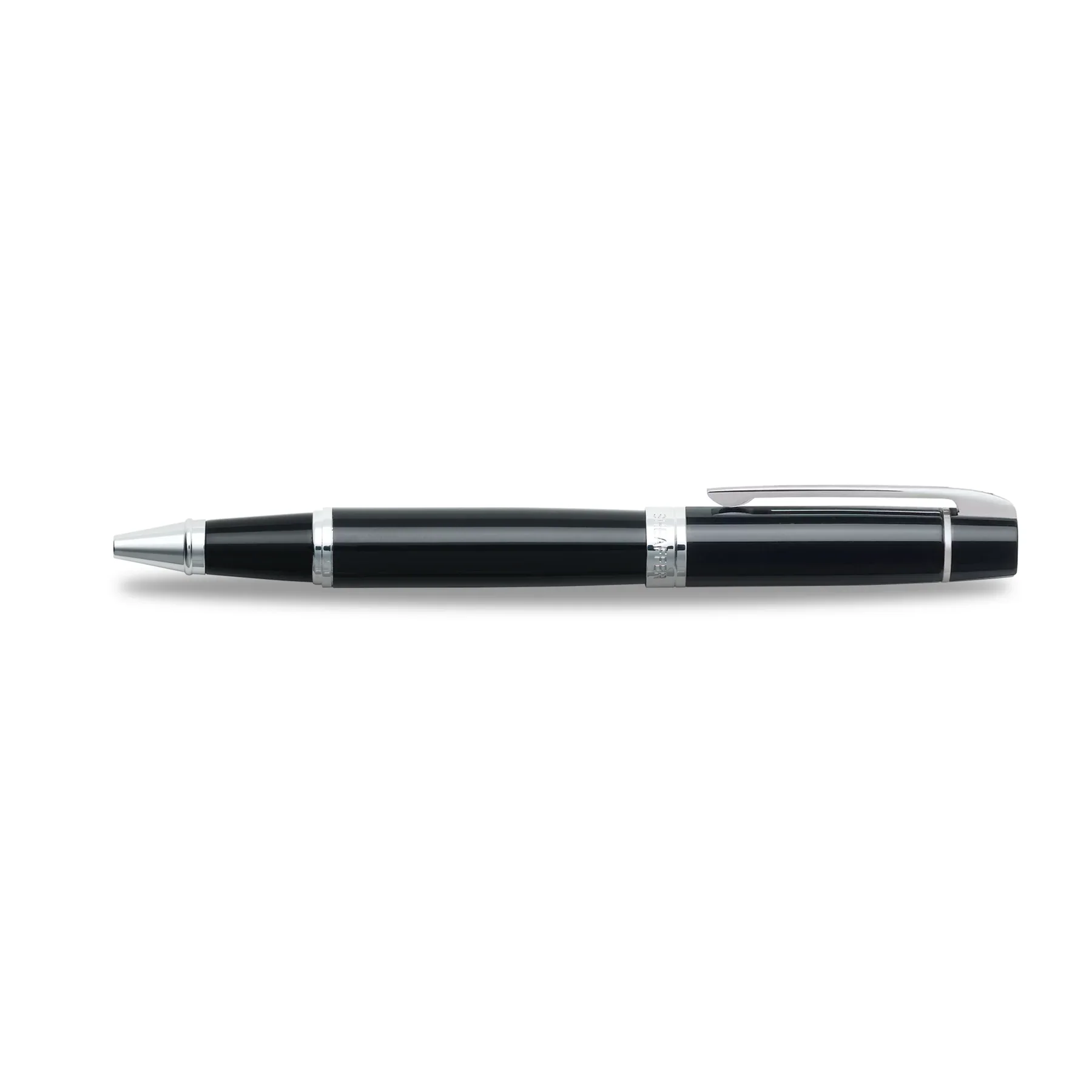 Sheaffer 300 Glossy Black with Chrome Trims Rollerball Pen - Image 3