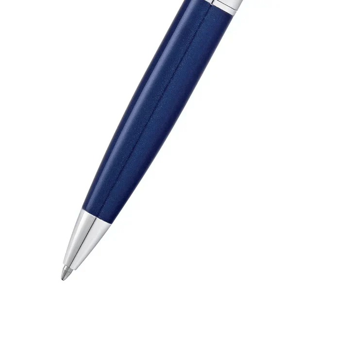Sheaffer 300 Glossy Blue with Chrome Trims Ballpoint Pen - Image 4