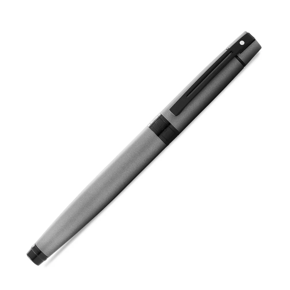 Sheaffer 300 Matte Gray Rollerball Pen With Black Trims - Image 2
