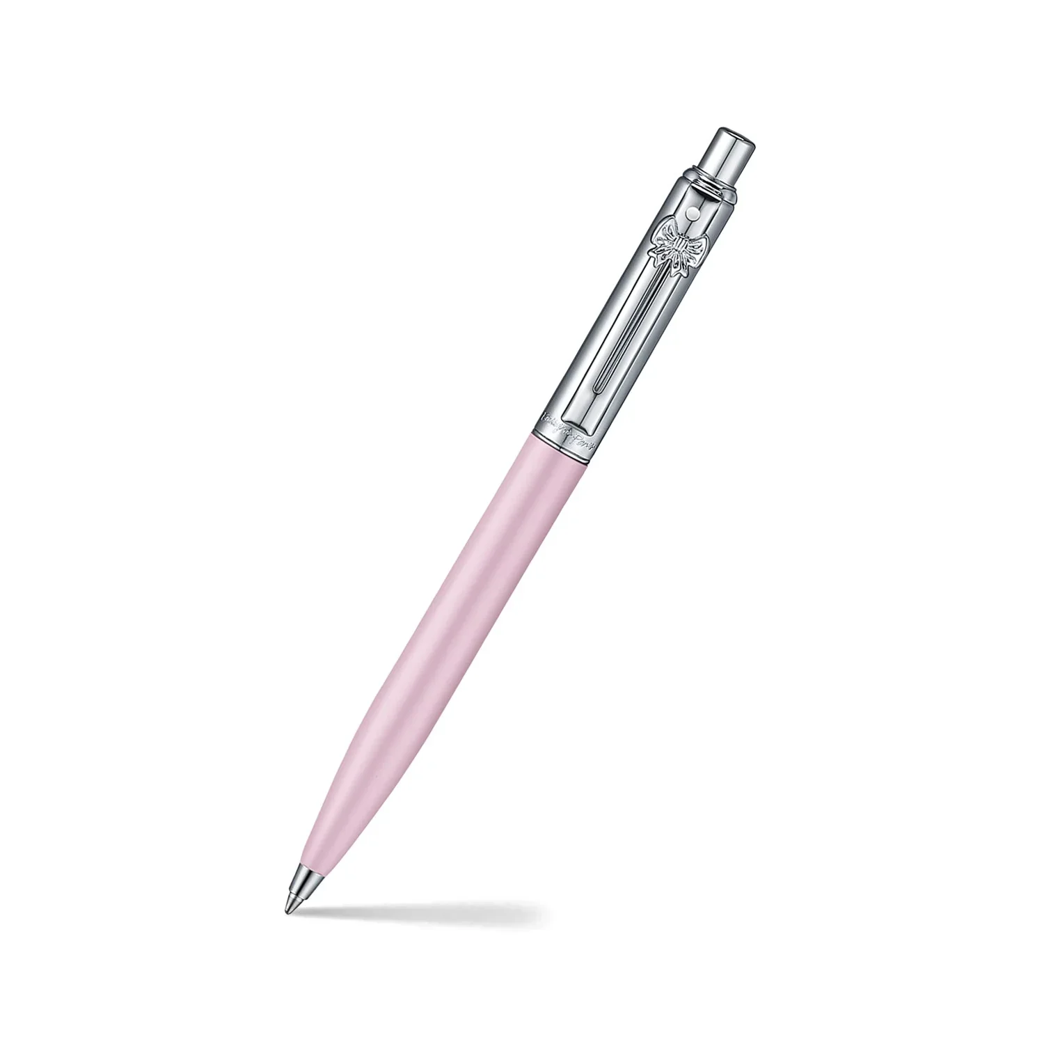 Sheaffer Gift Set ft. Emily in Paris Sentinel 321 Pink Matte Finish Ballpoint Pen with Chrome Trims and Small Hardbound Notebook - Image 3